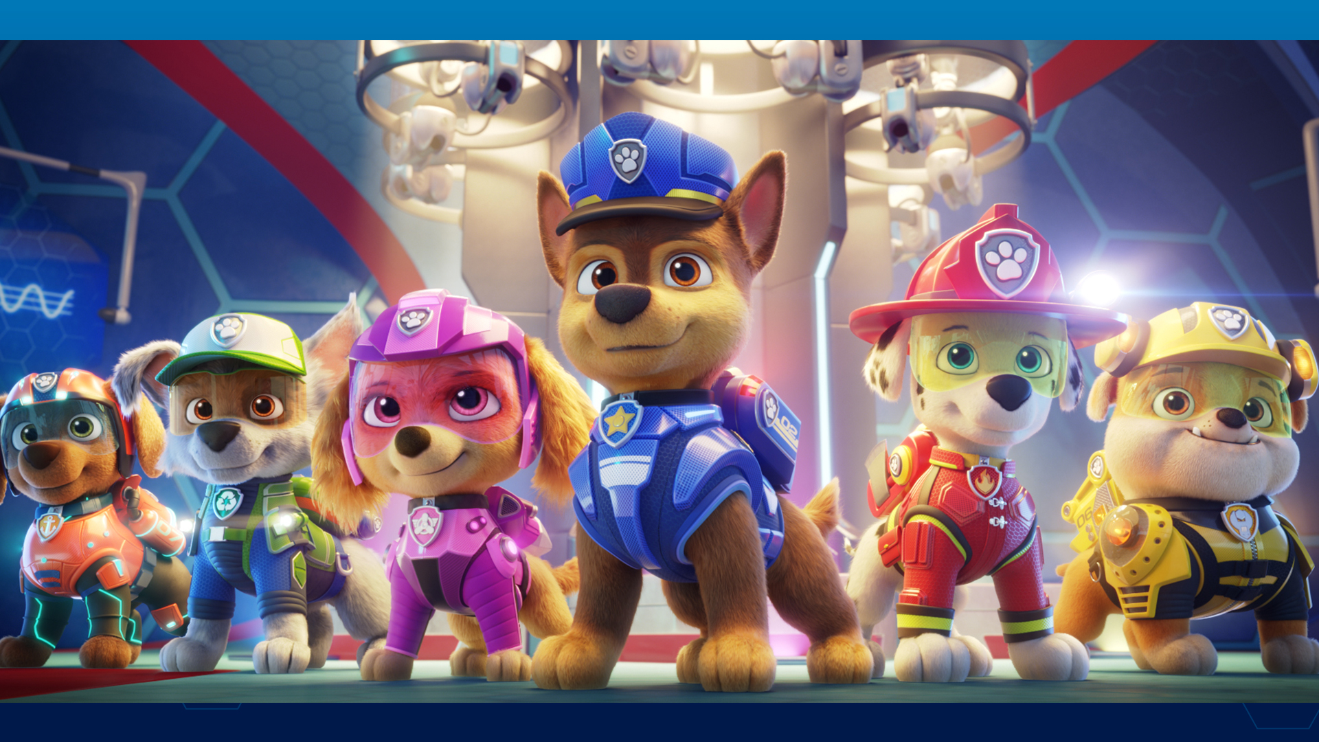 PAW Patrol pups are on a roll and ready to make their big screen debut. PAW Patrol: The Movie in theatres August 20. #PAWPatrolMovie