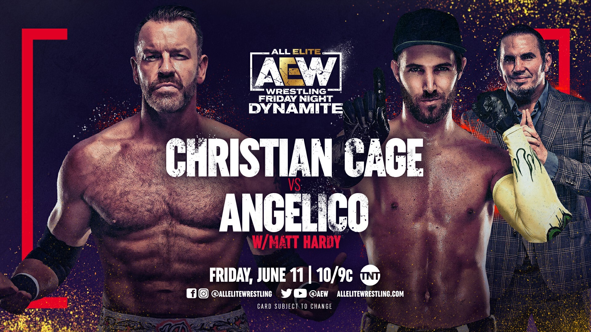 Christian Cage vs. Angelico annonuced for AEW Dynamite