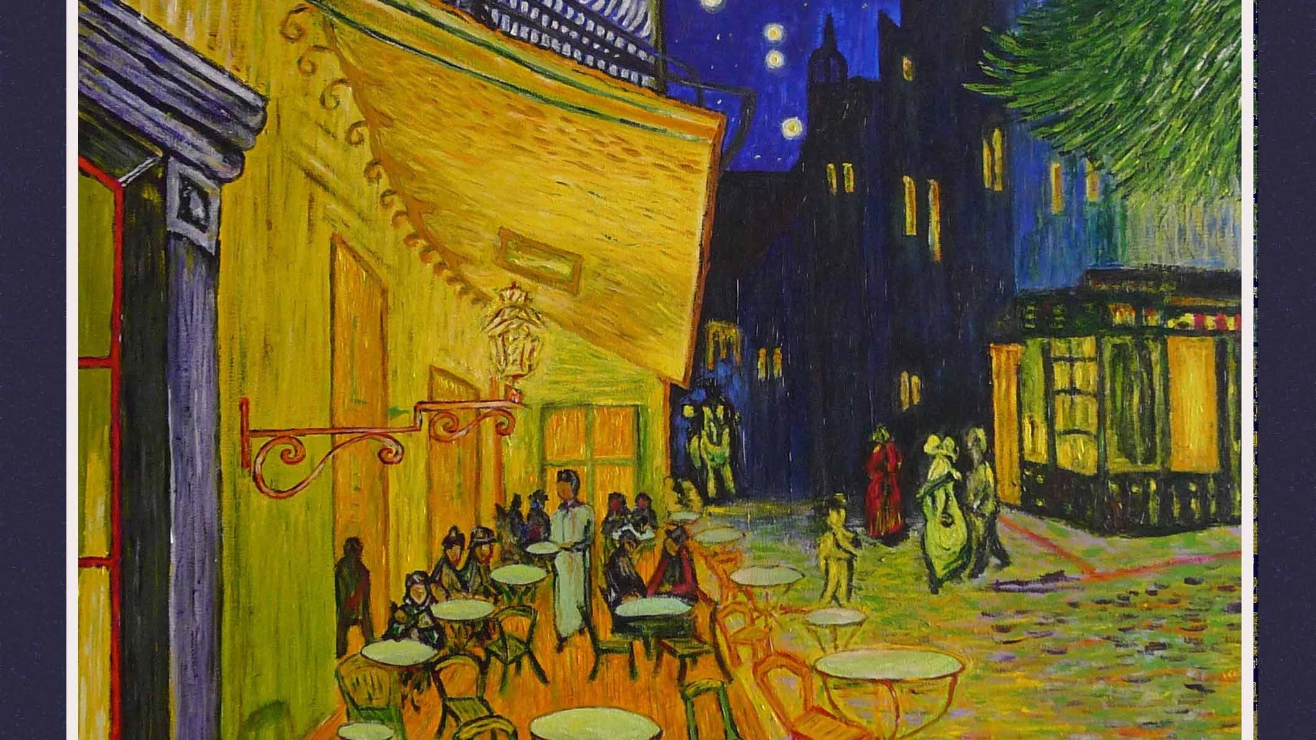 Van Gogh Cafe Terrace At Night, Cafe, Night, Van Gogh, Gogh Wallpaper Cafe