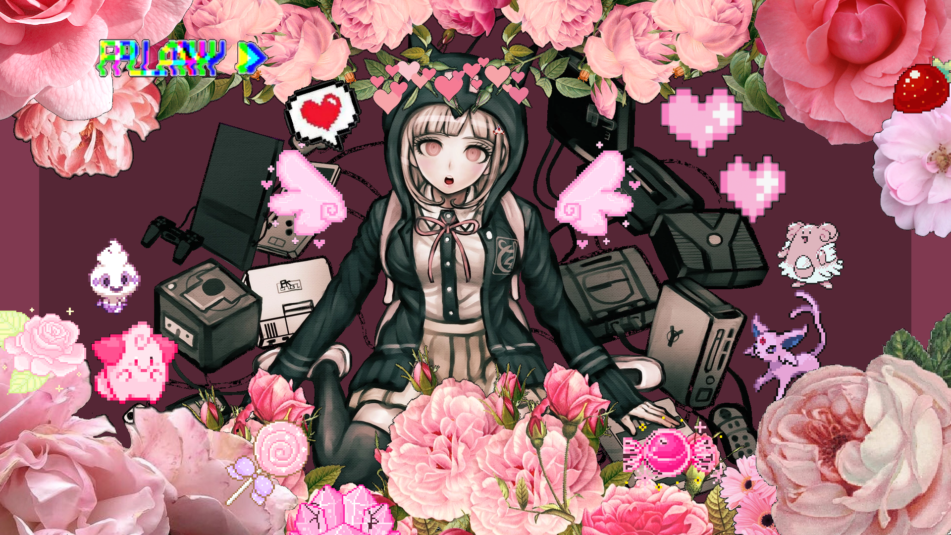 Chiaki Nanami Computer Wallpaper For U ChiakiFluff: Danganronpa