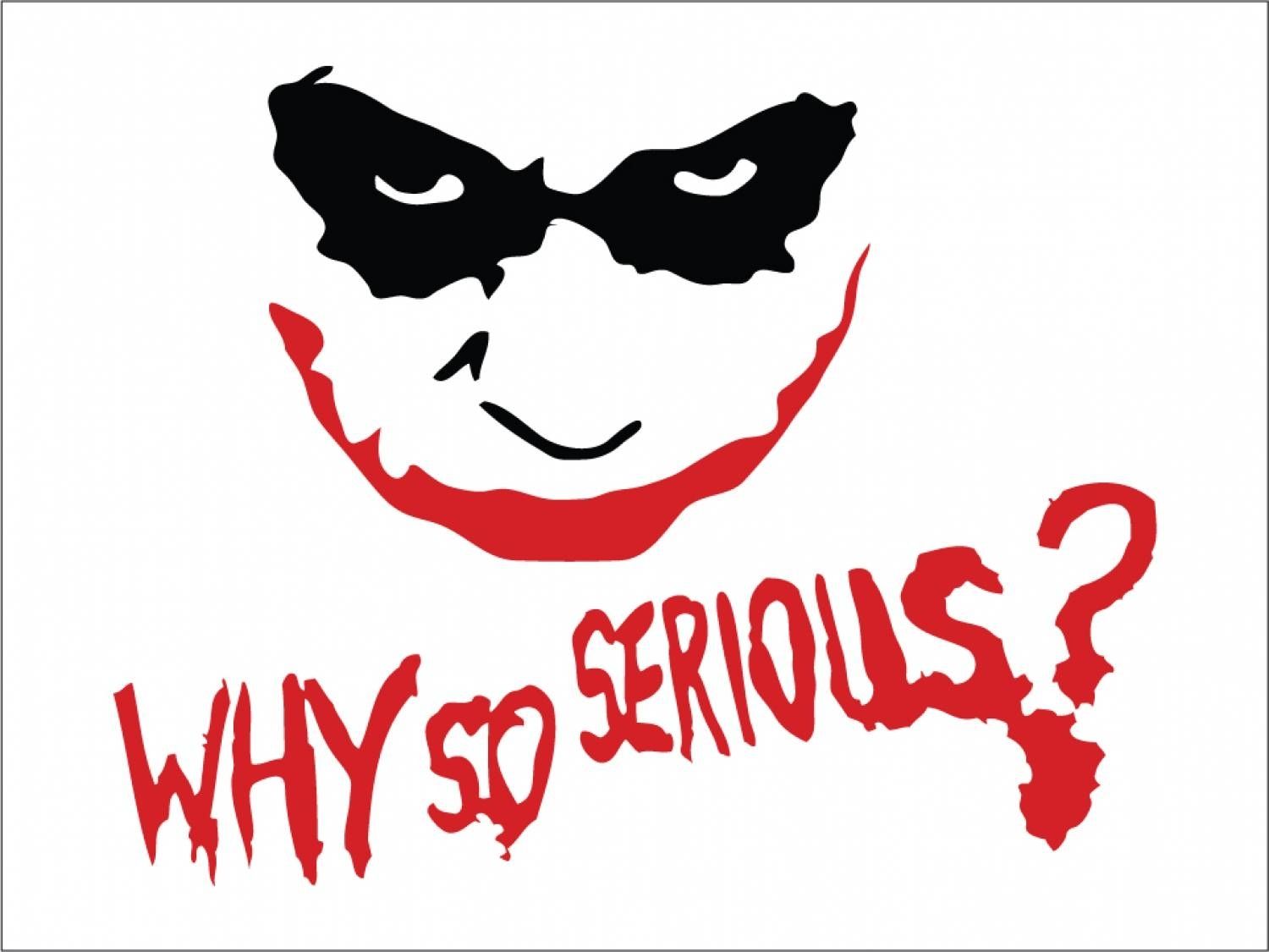 Best Why So Serious Logo FULL HD 1080p For PC Background. Joker stencil, Why so serious tattoo, Joker tattoo design
