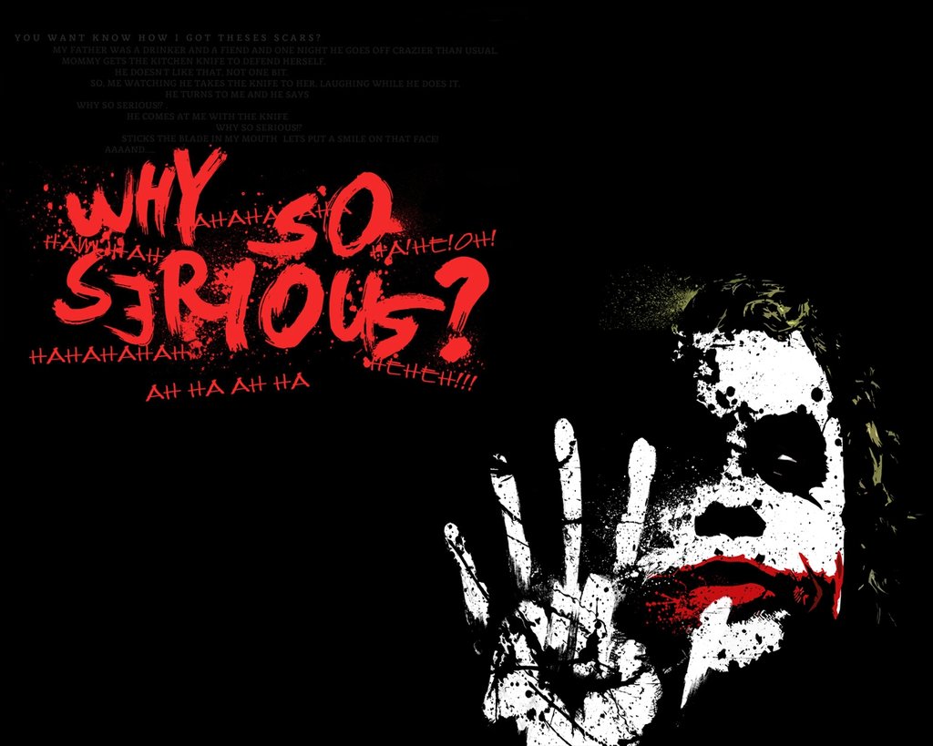 Joker Why So Serious Wallpapers posted by John Thompson.