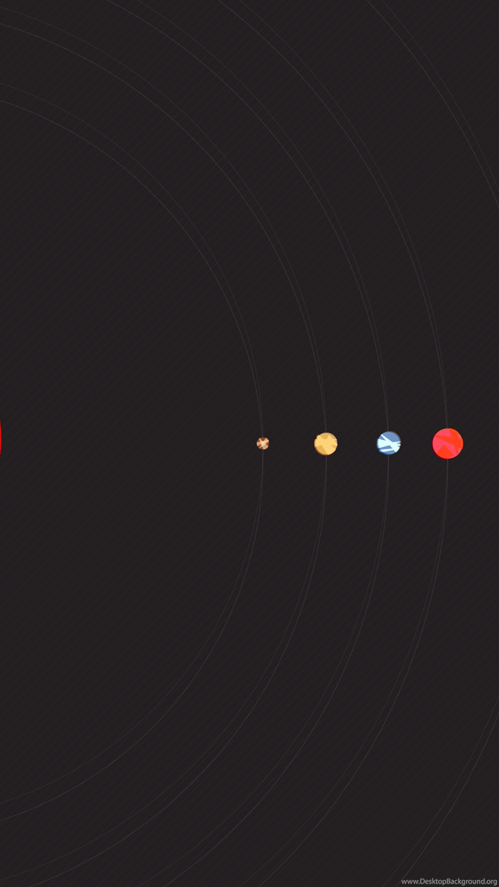 Minimalist Solar System Wallpaper 259086 Desktop Background