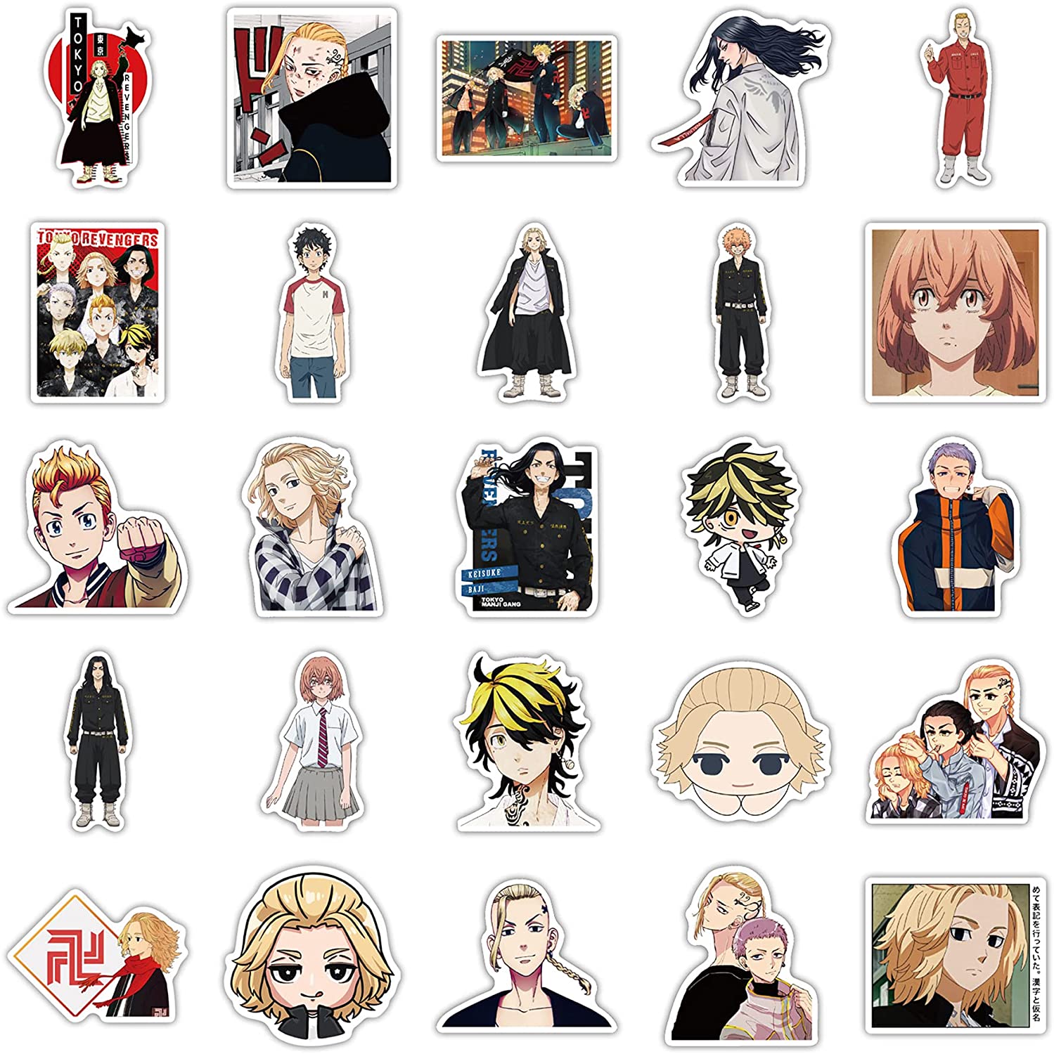 Buy 50pcs Tokyo Revengers Stickers Tokyo Revengers Sticker Pack Tokyo Revengers Merch Online in Vietnam. B096VGCH5X