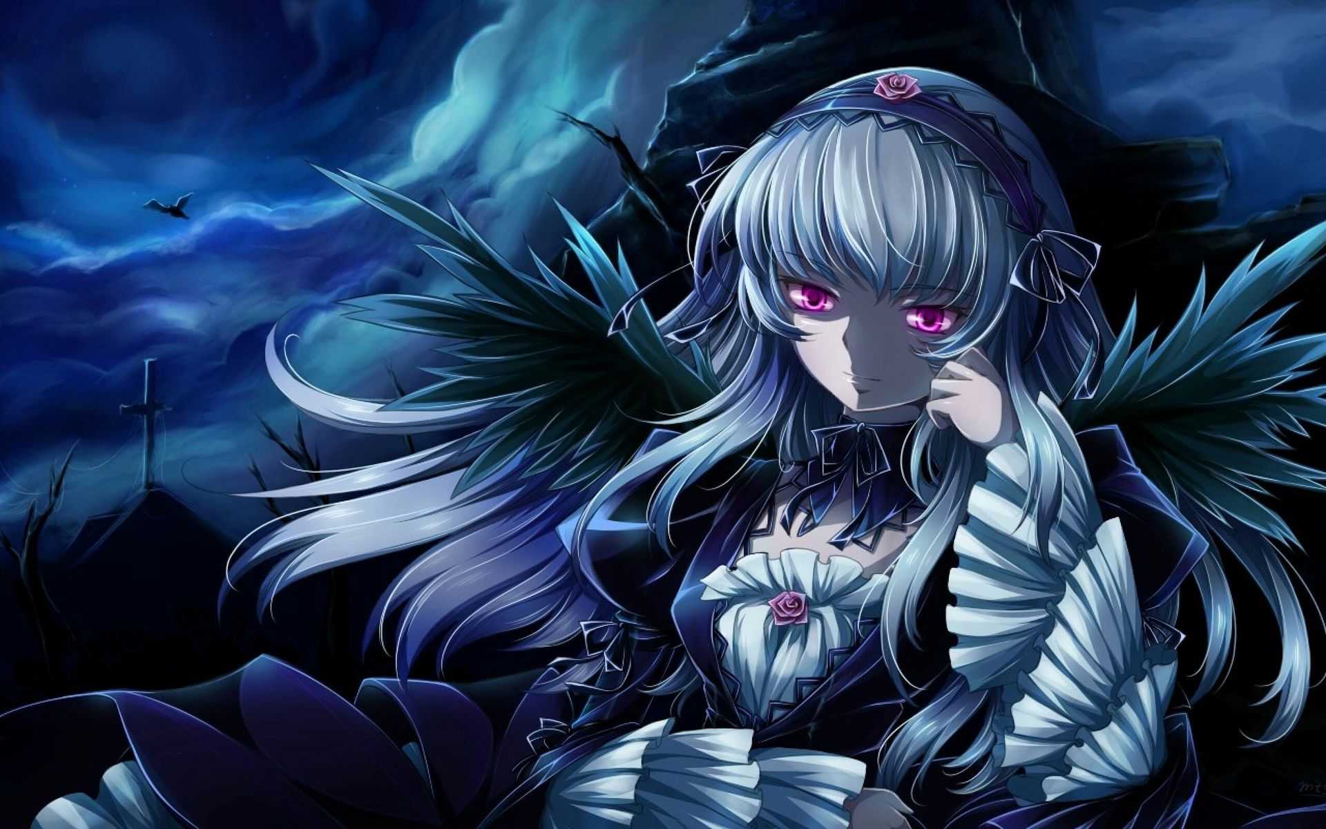 Anime Gothic Girl Wallpaper Free HD Wallpaper