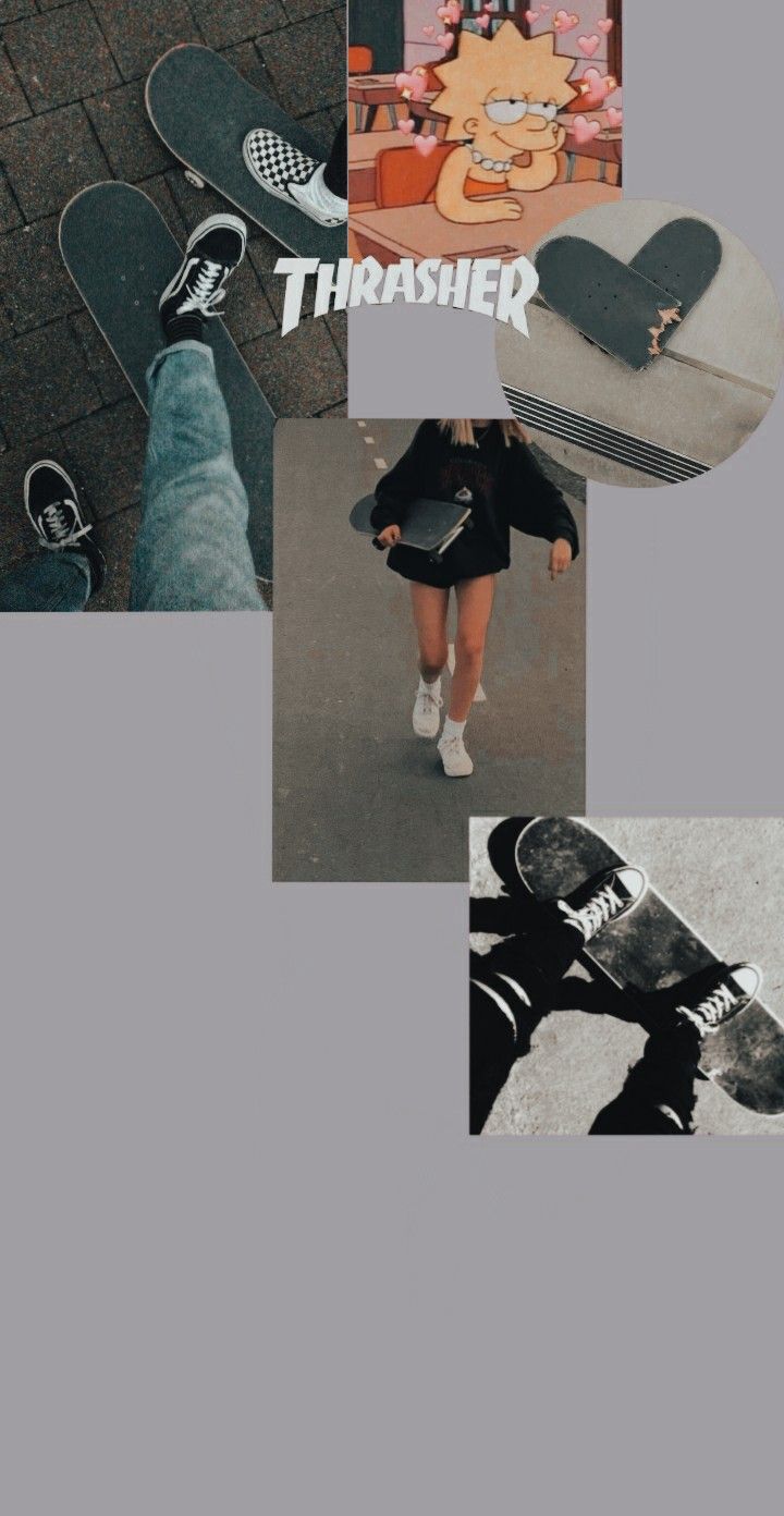 Skater girl Aesthetic wallpaper. Skater girl wallpaper, Skater background, Skater wallpaper