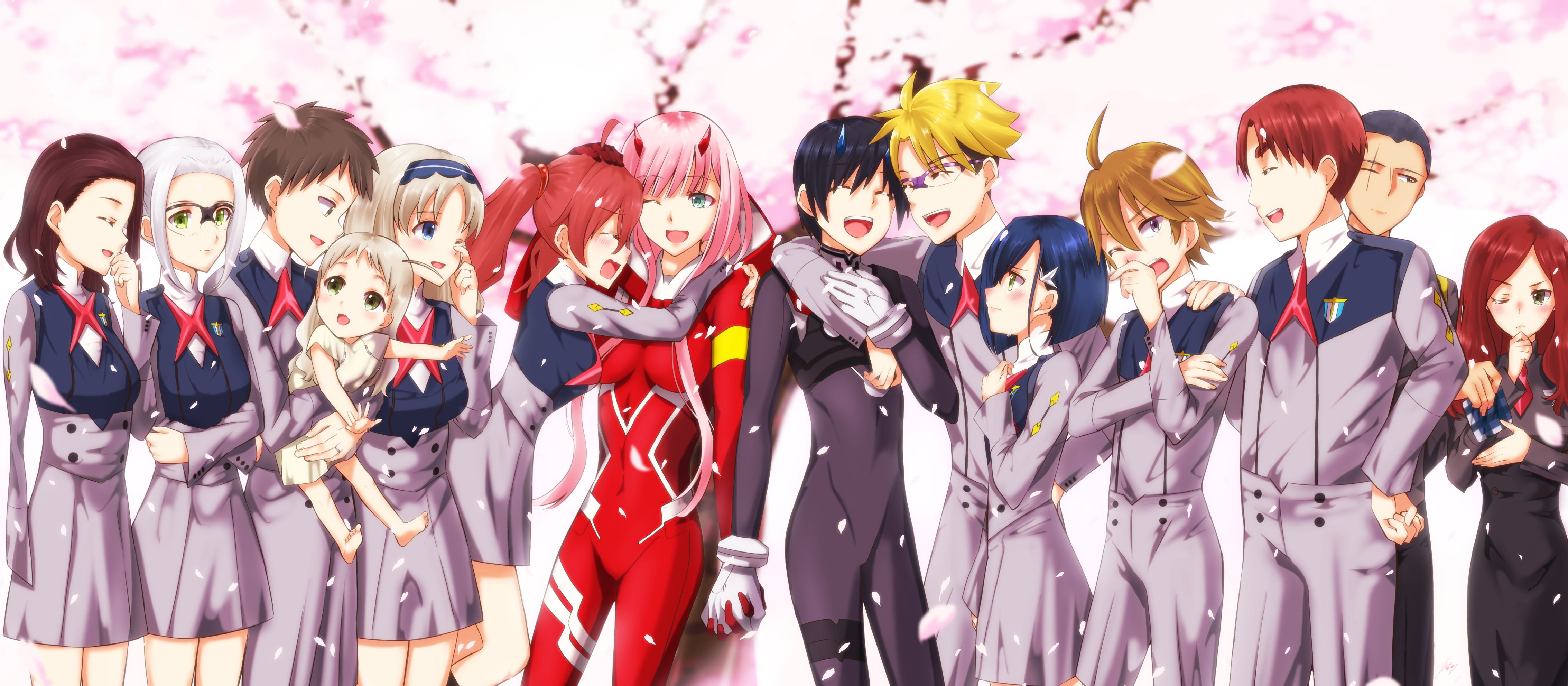Darling In The Franxx Wallpaper and HD Background free download on PicGaGa