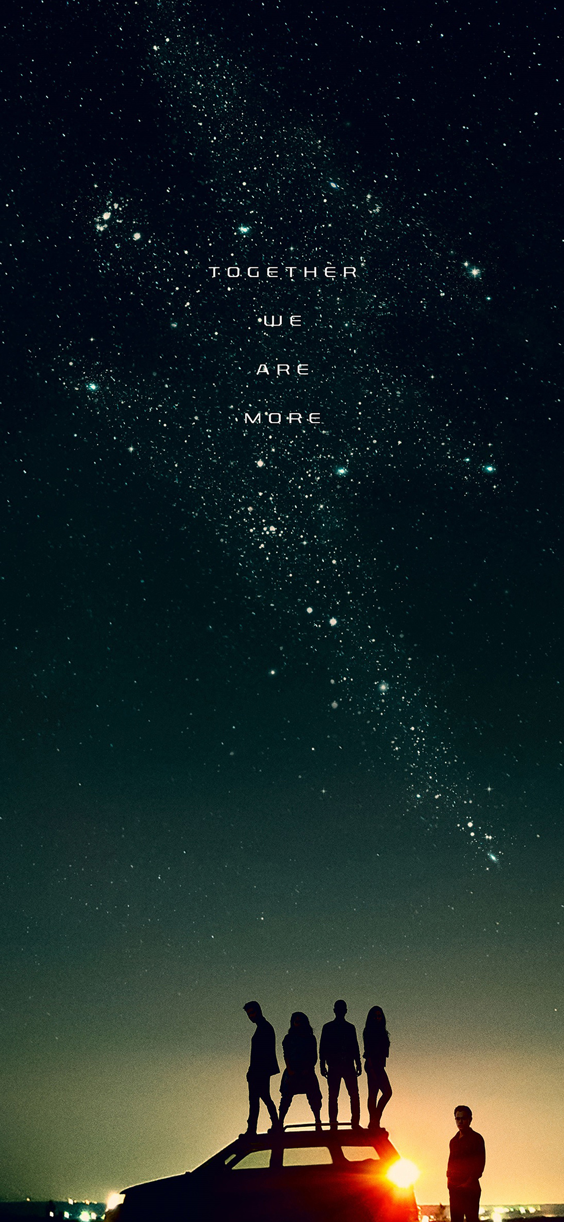 Film Power Rangers Start Sky Night Space Art Illustration Wallpaper