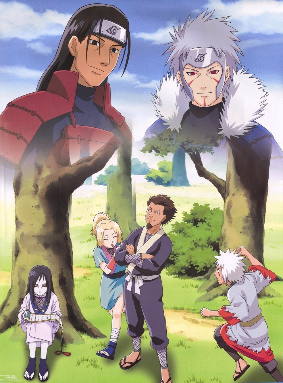 The legendary sannin, Sarutobi, Shodaime & Nidaime