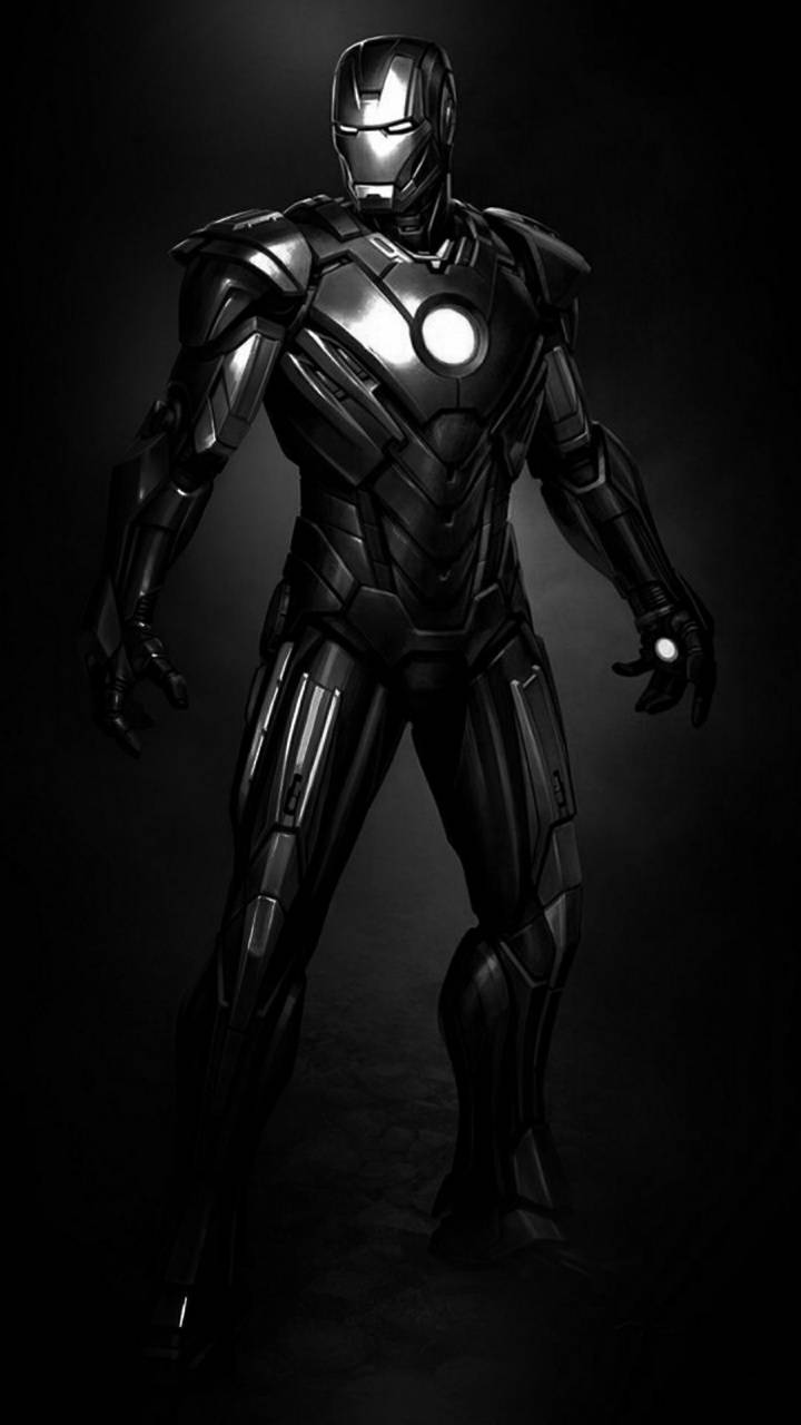 Iron Man Black Wallpaper
