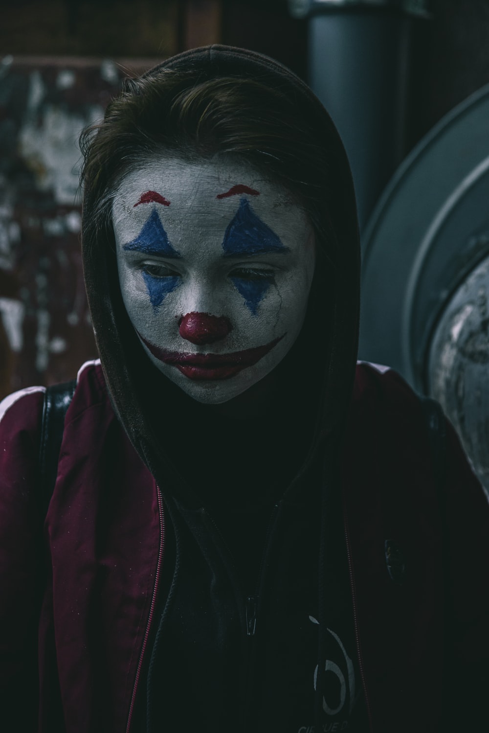 woman wearing clown costume photo
