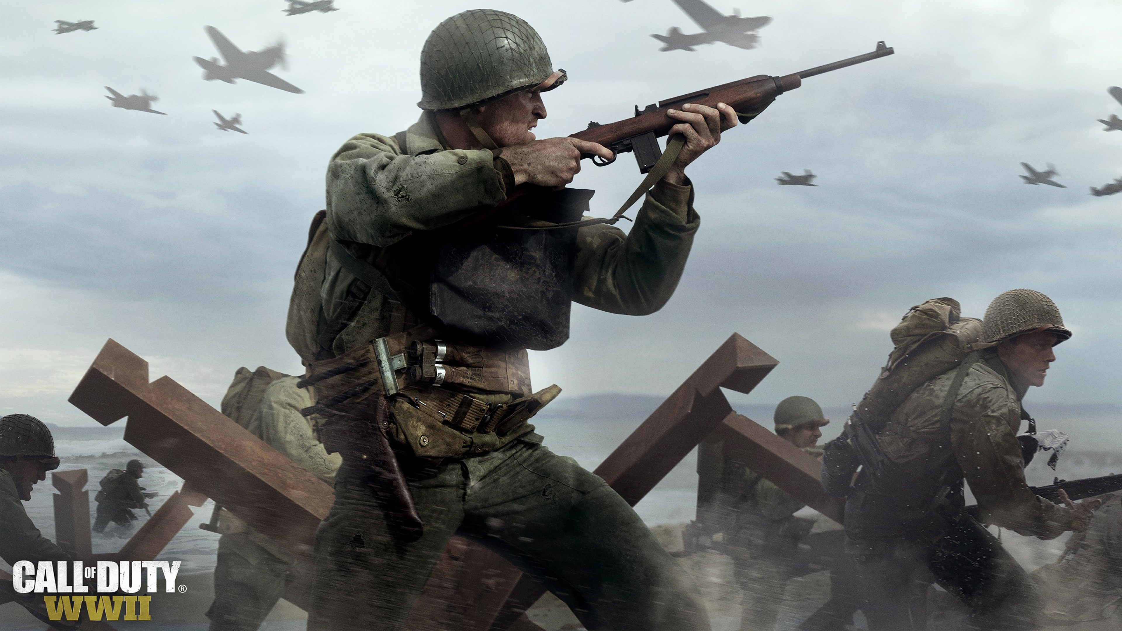 Free download CALL OF DUTY WWII Wallpaper in Ultra HD 4K [3840x2160] for your Desktop, Mobile & Tablet. Explore Ww2 Wallpaper. Aircraft Wallpaper, Airplane Wallpaper, Jet Wallpaper