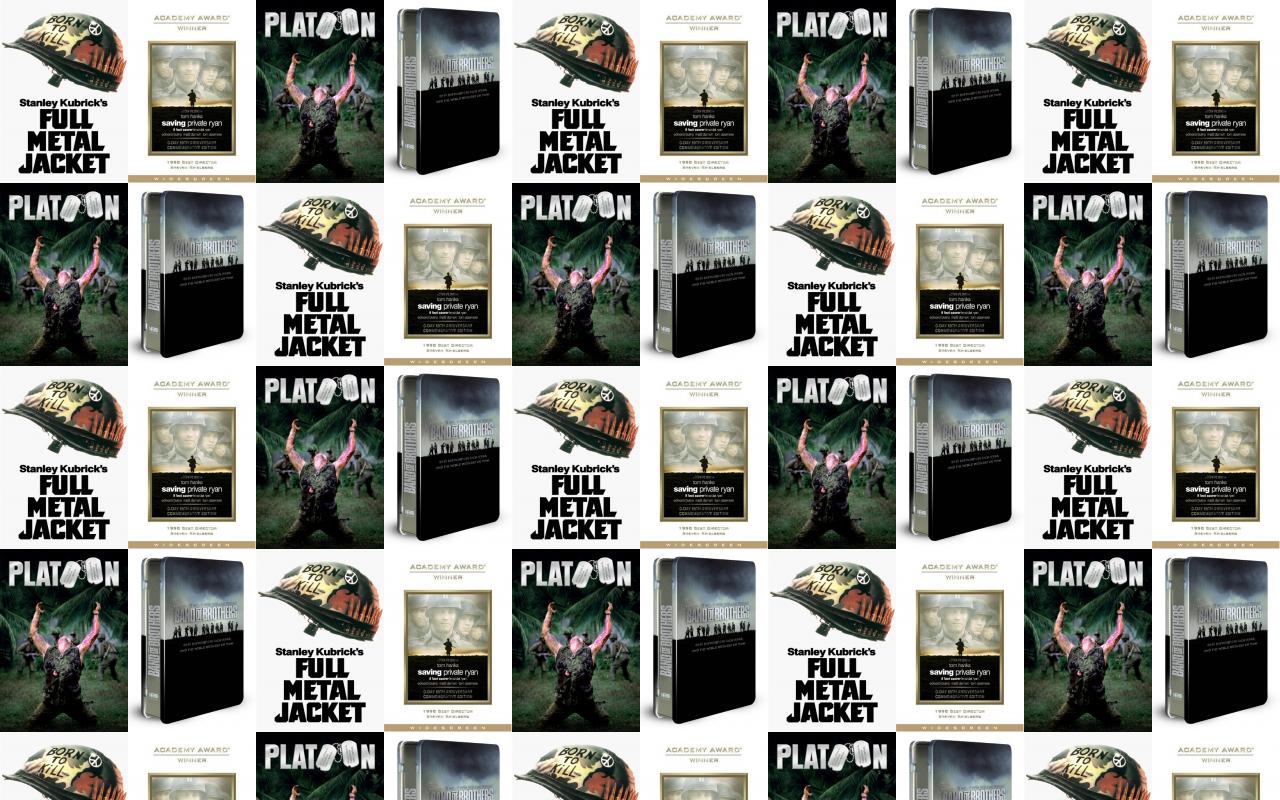 Full Metal Jacket Saving Private Ryan Platoon Band Wallpaper « Tiled Desktop Wallpaper