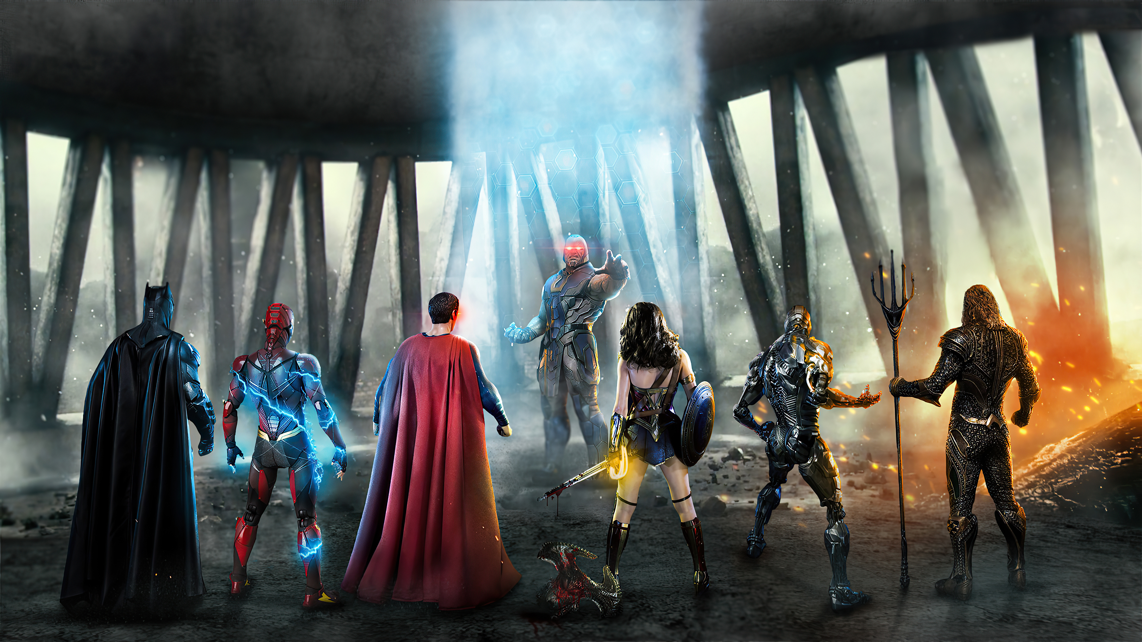 Justice League Vs Darkseid 4k, HD Superheroes, 4k Wallpapers, Image, Backgr...