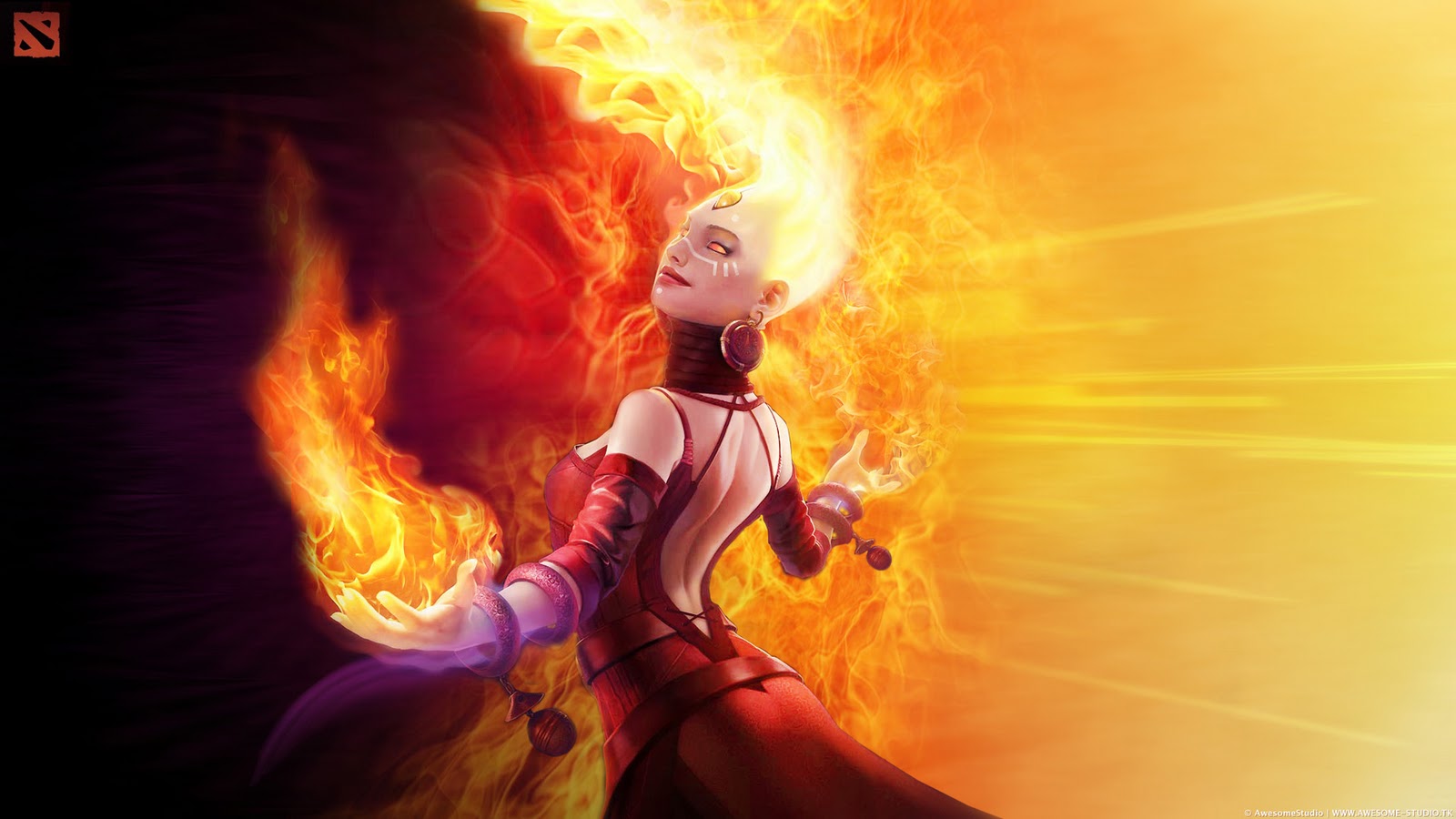 lina dota 2 wallpaper