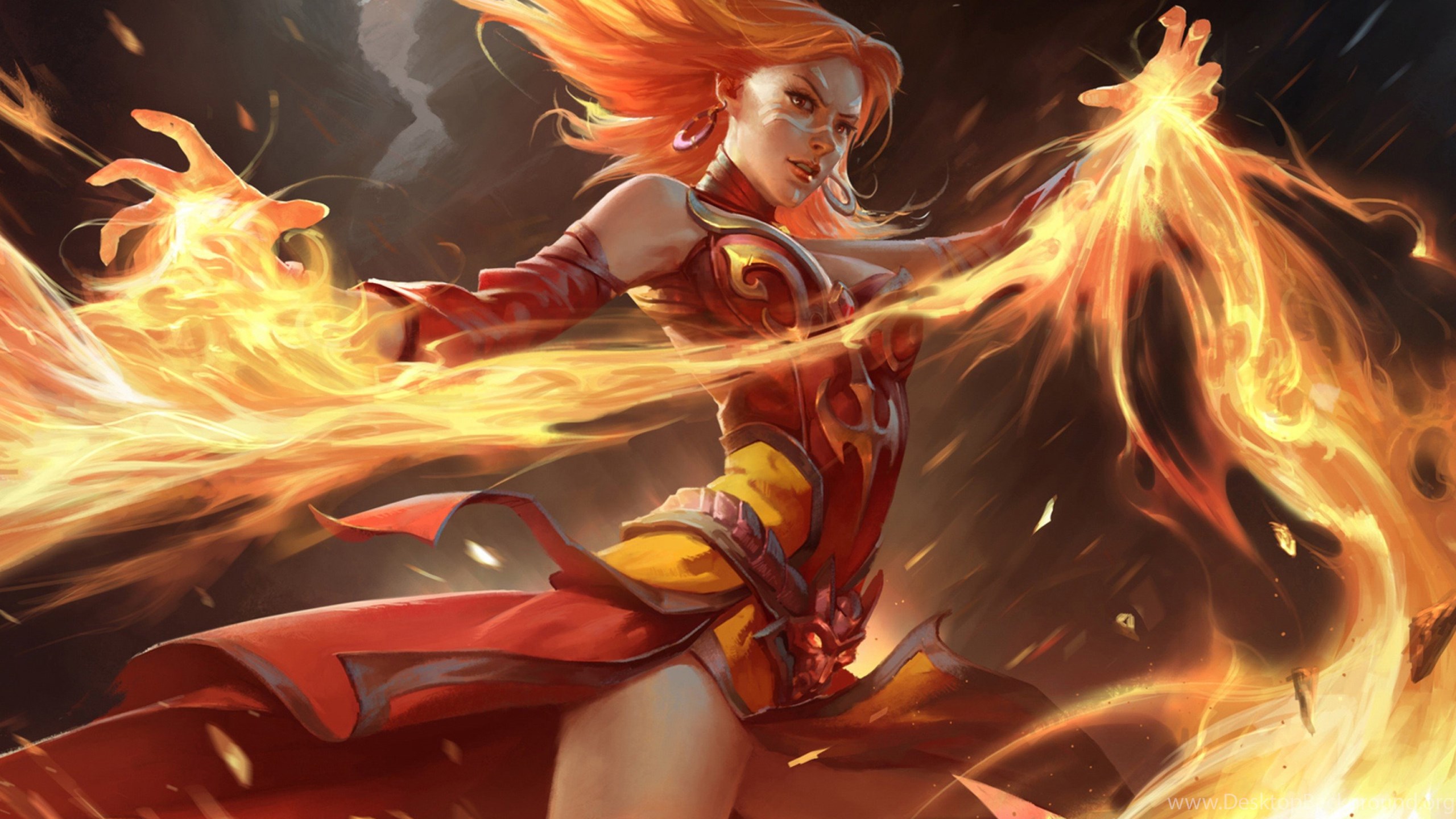 Lina Dota 2 Wallpaper Wallpaper, games HD Wallpaper, 1920x1080 HD. Desktop Background