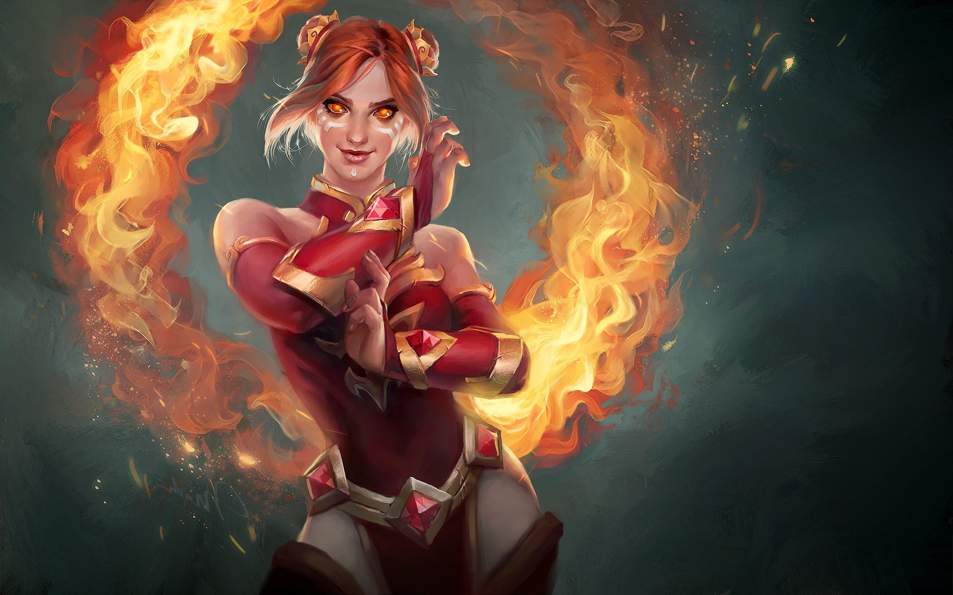 dota 2 lina wallpaper