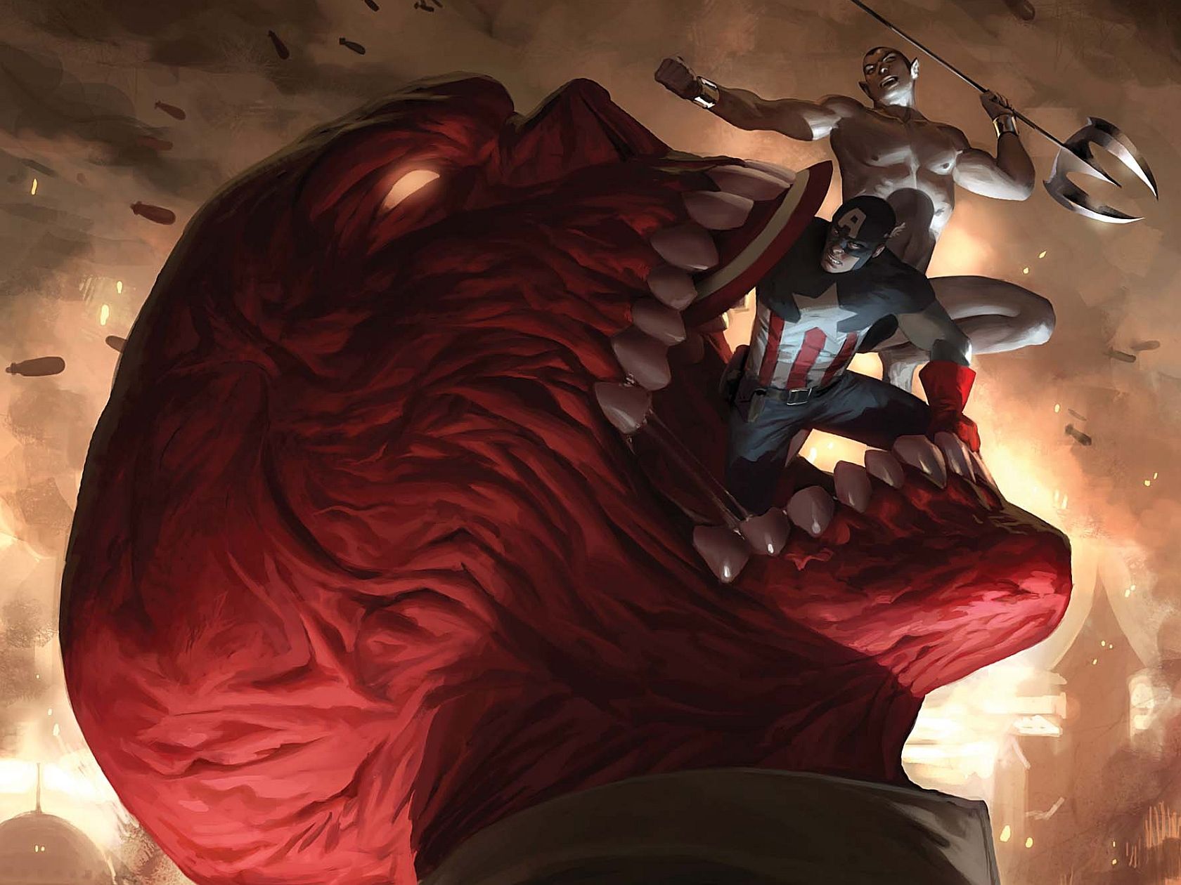 Red Skull HD Wallpaper