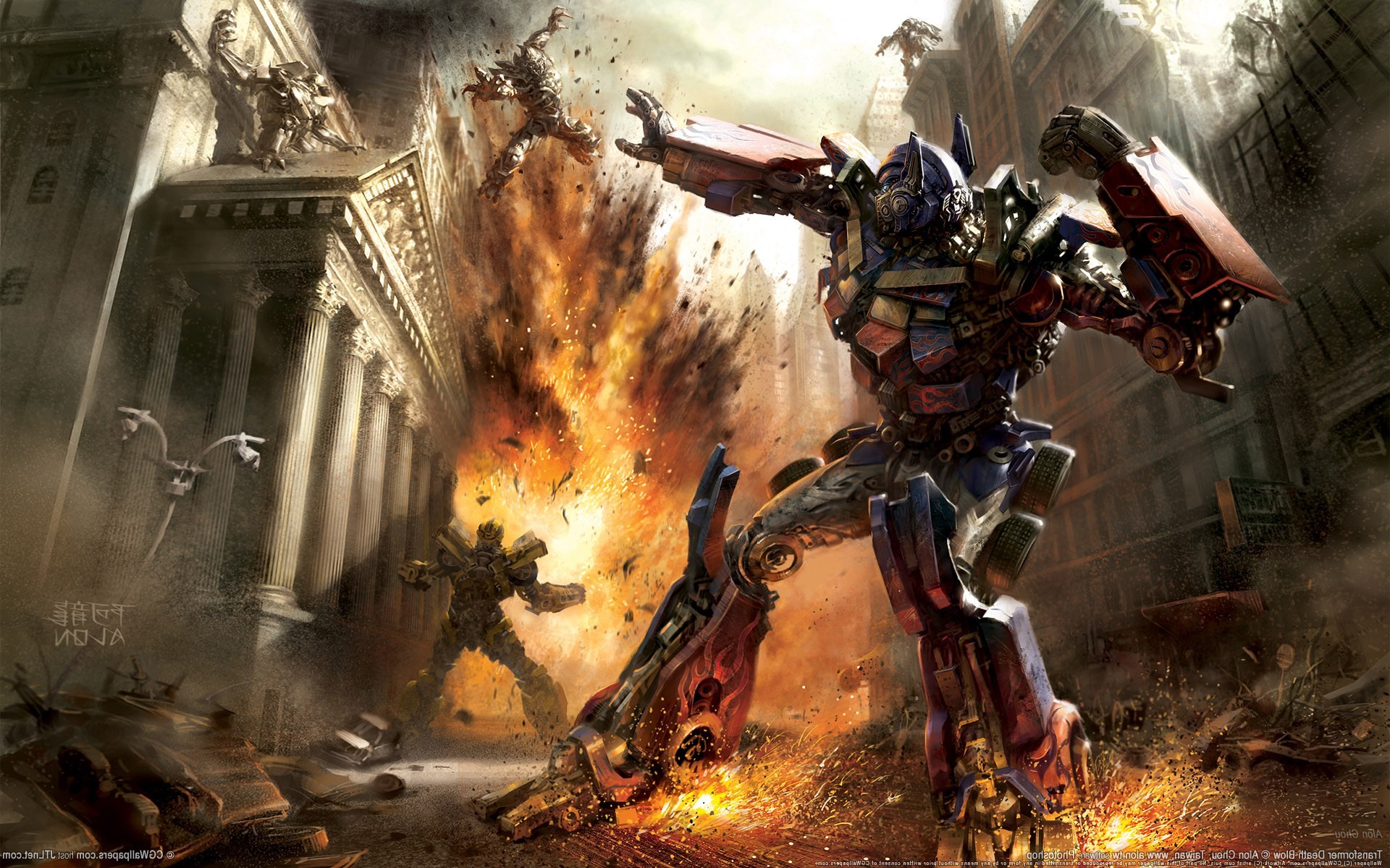 Optimus Prime, Megatron, Transformers Wallpaper HD / Desktop and Mobile Background