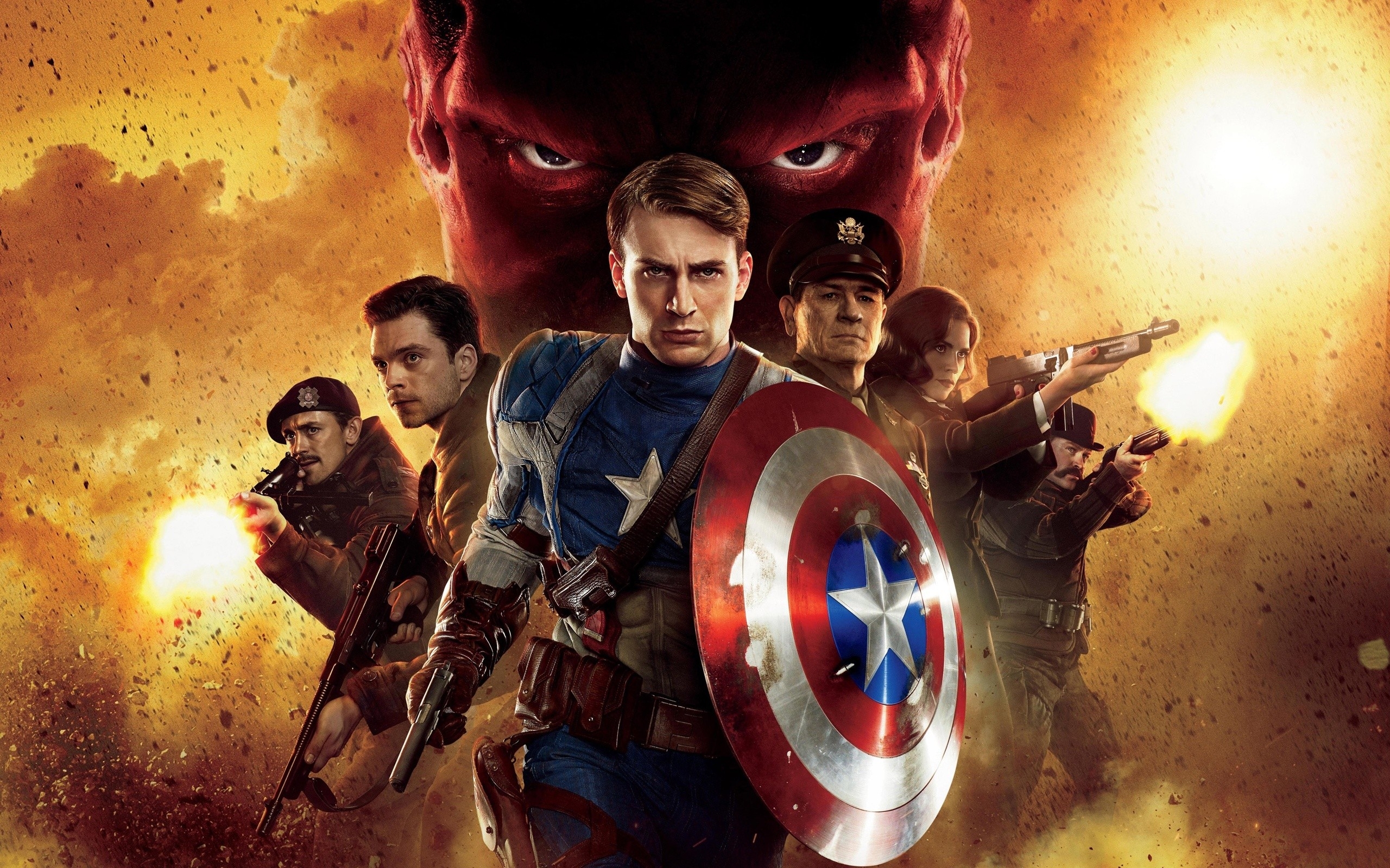 Download Wallpaper, Download war movies captain america marvel comics chris evans red skull tommy lee jones captain america the People HD Wallpaper, Hi Res People Wallpaper, High Definition Wallpaper