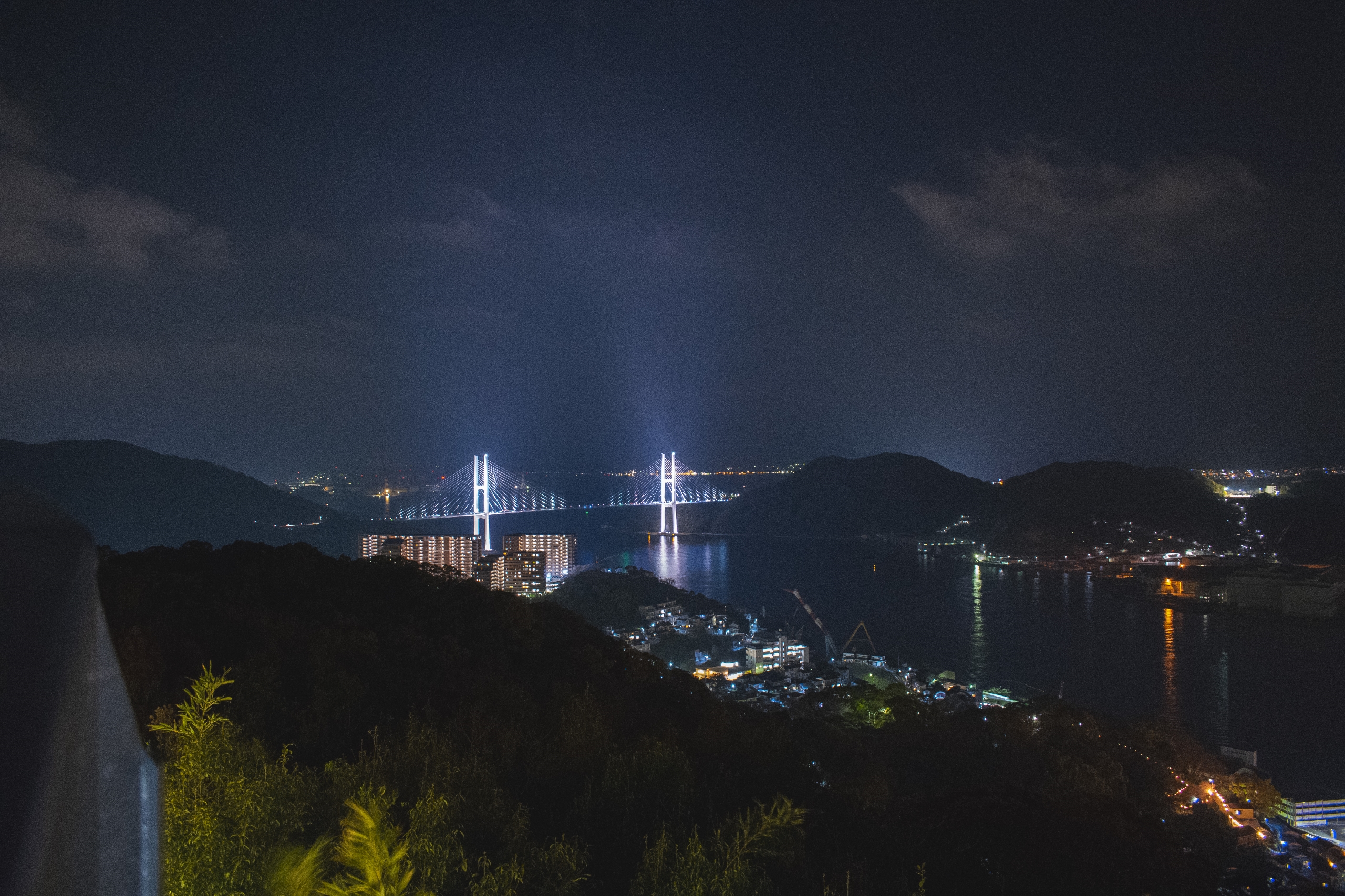 Wallpaper, Japan, landscape, nagasaki, bridge, mountains 2560x1707