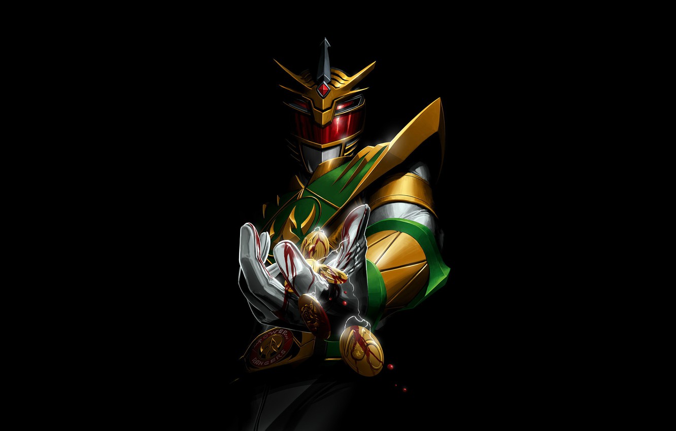 Wallpaper drops, background, blood, blood, fighter, armor, comics, evil, Power Rangers, Power Rangers, Lord Drakkon, Tommy Oliver, Tommy Oliver, Lord Drakkon, coins of power, coins of power image for desktop, section фантастика