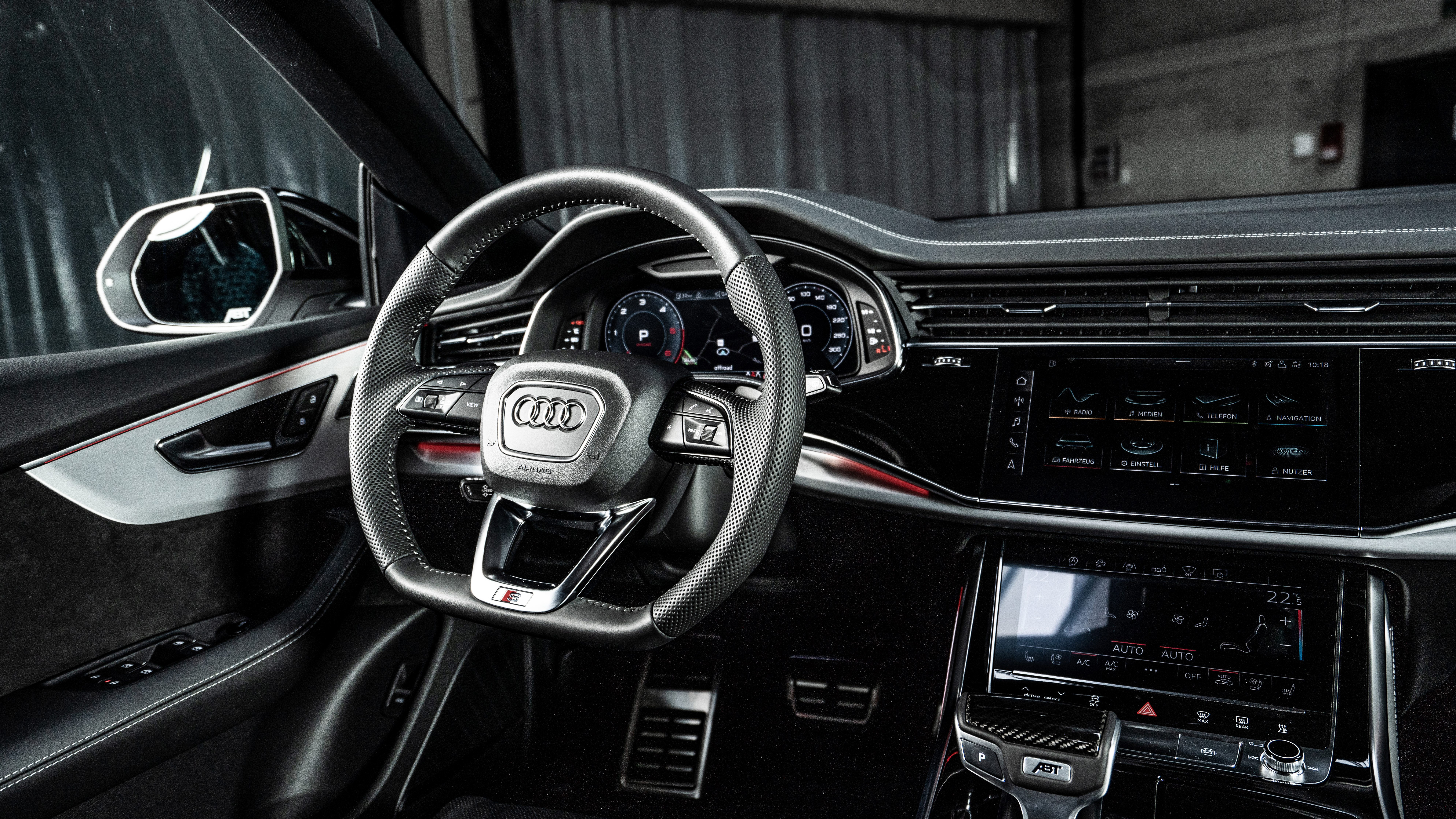 ABT Audi Q8 2019 4K 8K Interior Wallpaper. HD Car Wallpaper