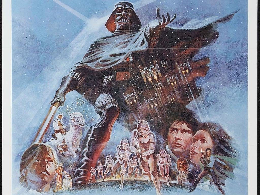 Awesome Star Wars Episode 5 Poster Empire Strikes Back