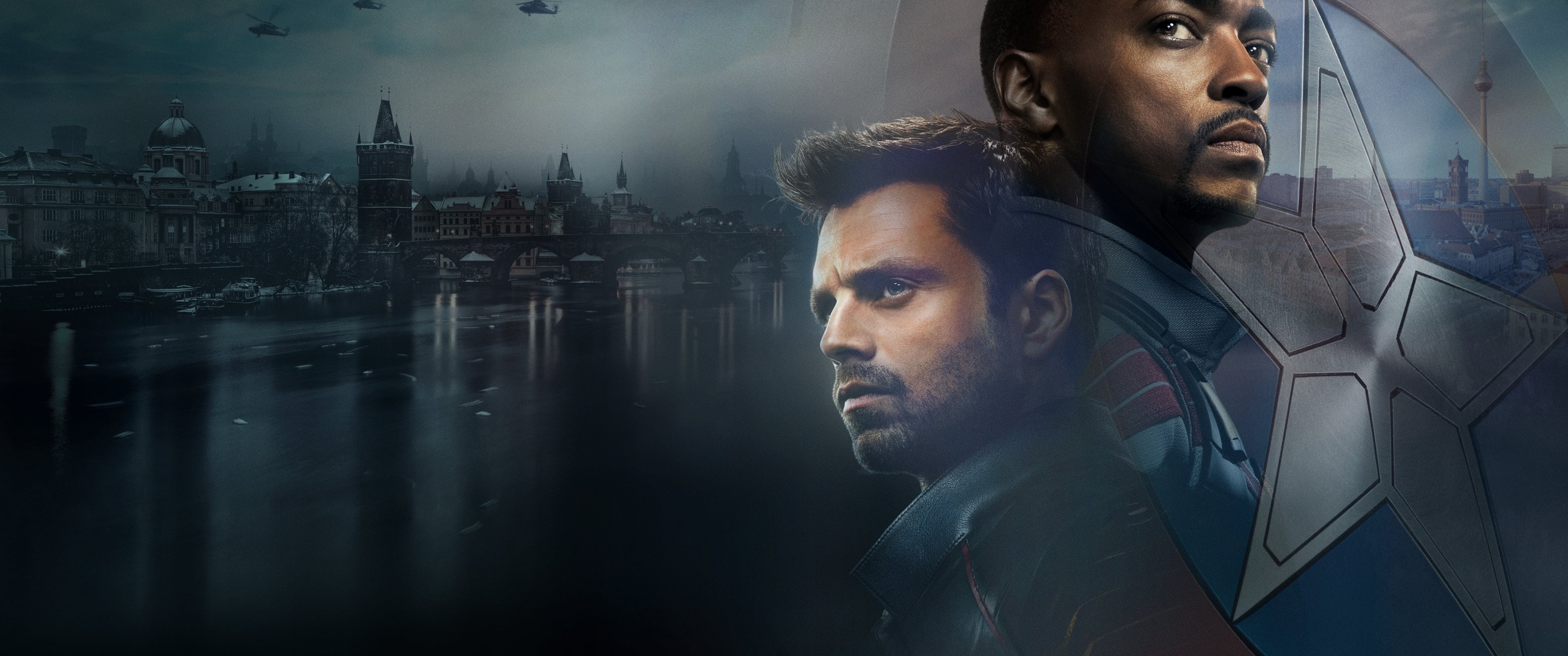 The Falcon and the Winter Soldier Wallpaper 4K, TV series, Bucky Barnes, Sam Wilson, Movies