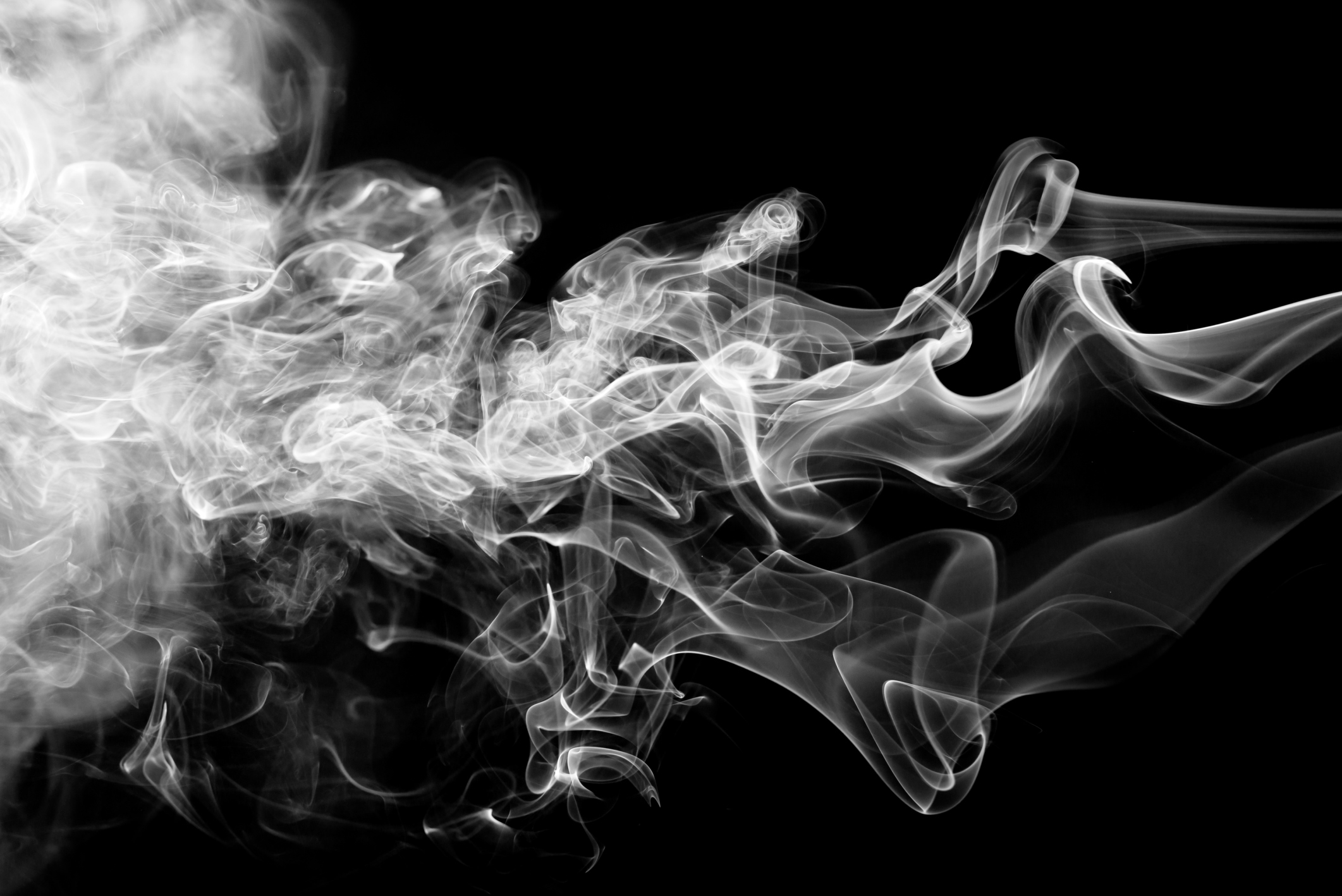 Black And Grey Smoke HD Wallpaper