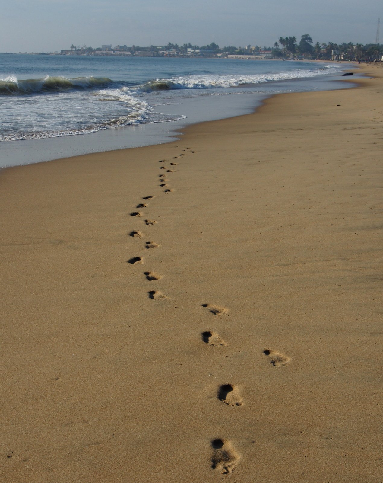 Footsteps on the beach quotes Footsteps in the sand sukanya ramanujan