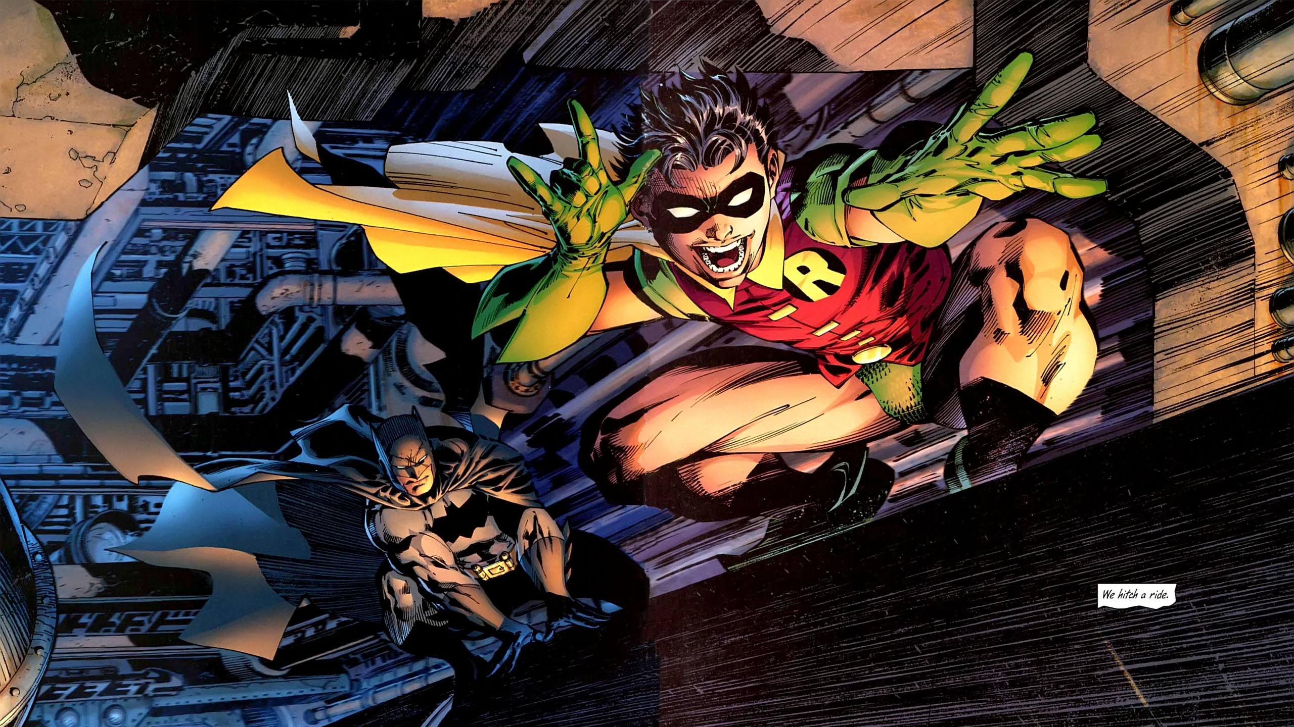 Batman Robin Dc Comics Wallpaper:2560x1440