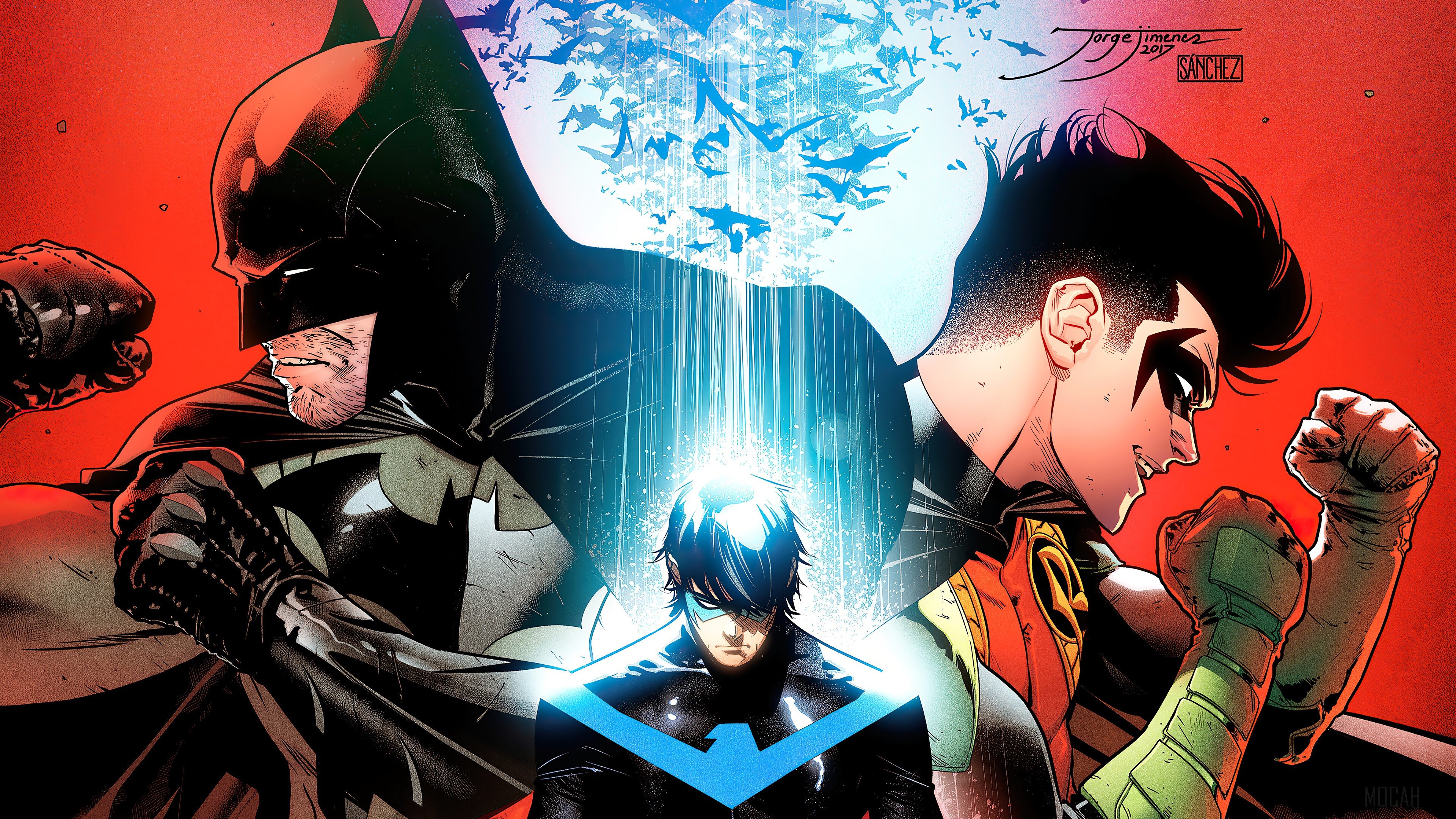 Batman, Robin, Nightwing, DC Comics, Superhero, Comics, Comic, Superheroes 4k wallpaper. Mocah HD Wallpaper