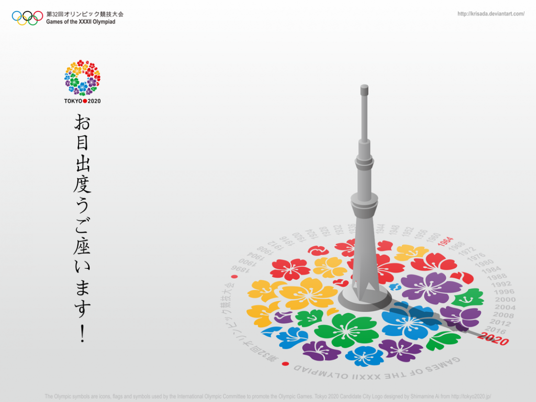 Free download Tokyo 2020 by Krisada [1032x774] (2021)