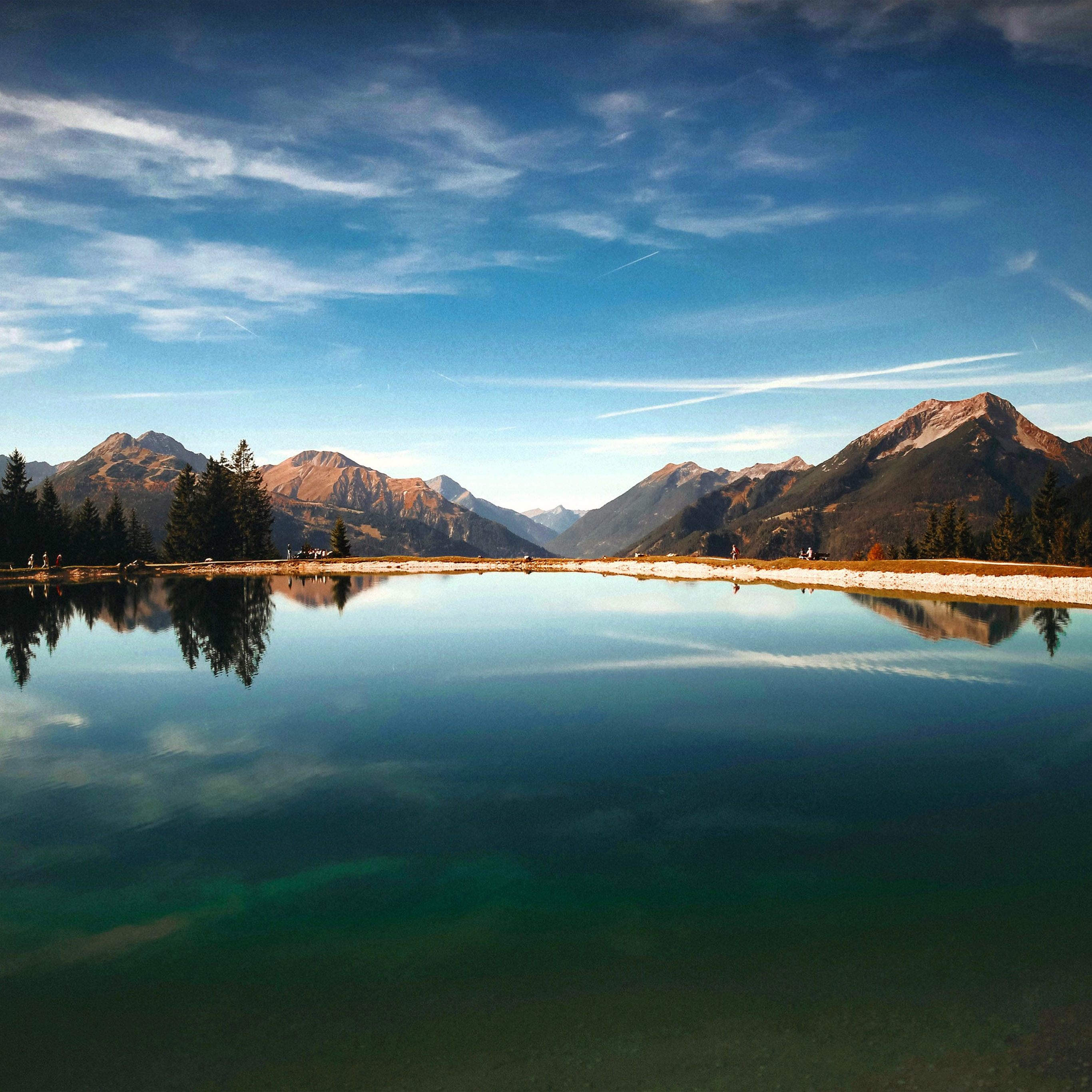 I Love Papers. lake summer mountain nature