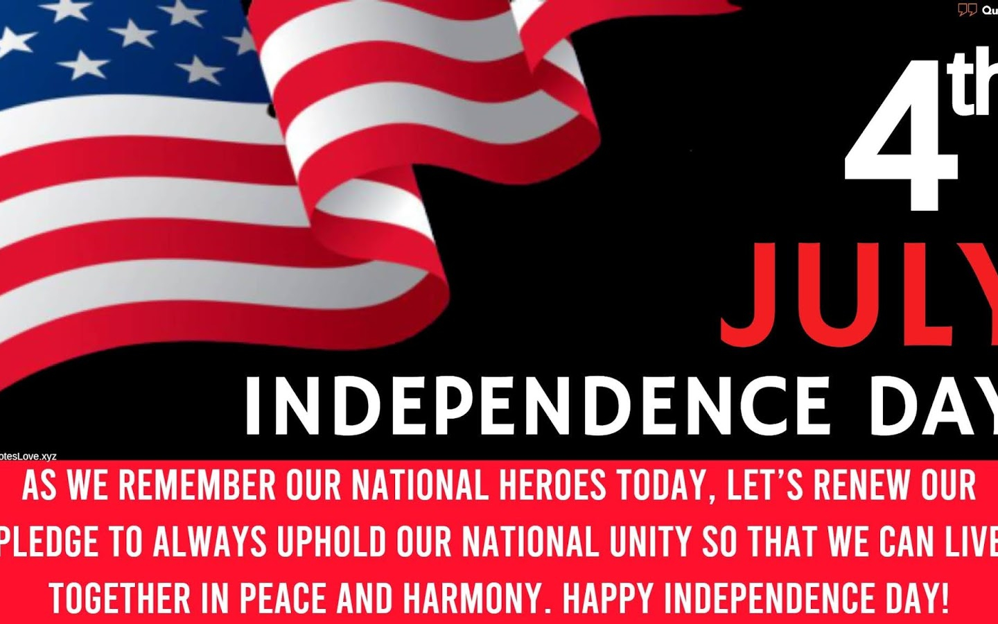 Free download 30 Best [4th July] Independence Day In America 2021 Quotes [1600x900] for your Desktop, Mobile & Tablet. Explore 4th of July 2021 Wallpaperth Of July Background