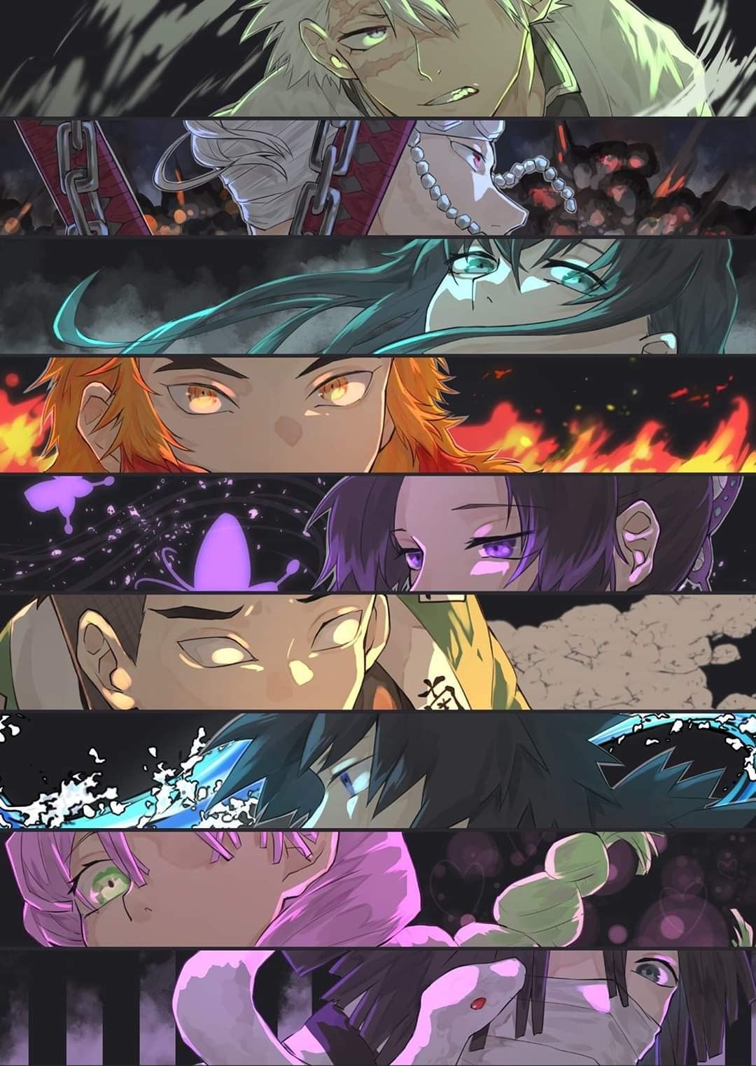 Kimetsu no Yaiba. Anime demon, Cool anime wallpaper, Anime wallpaper