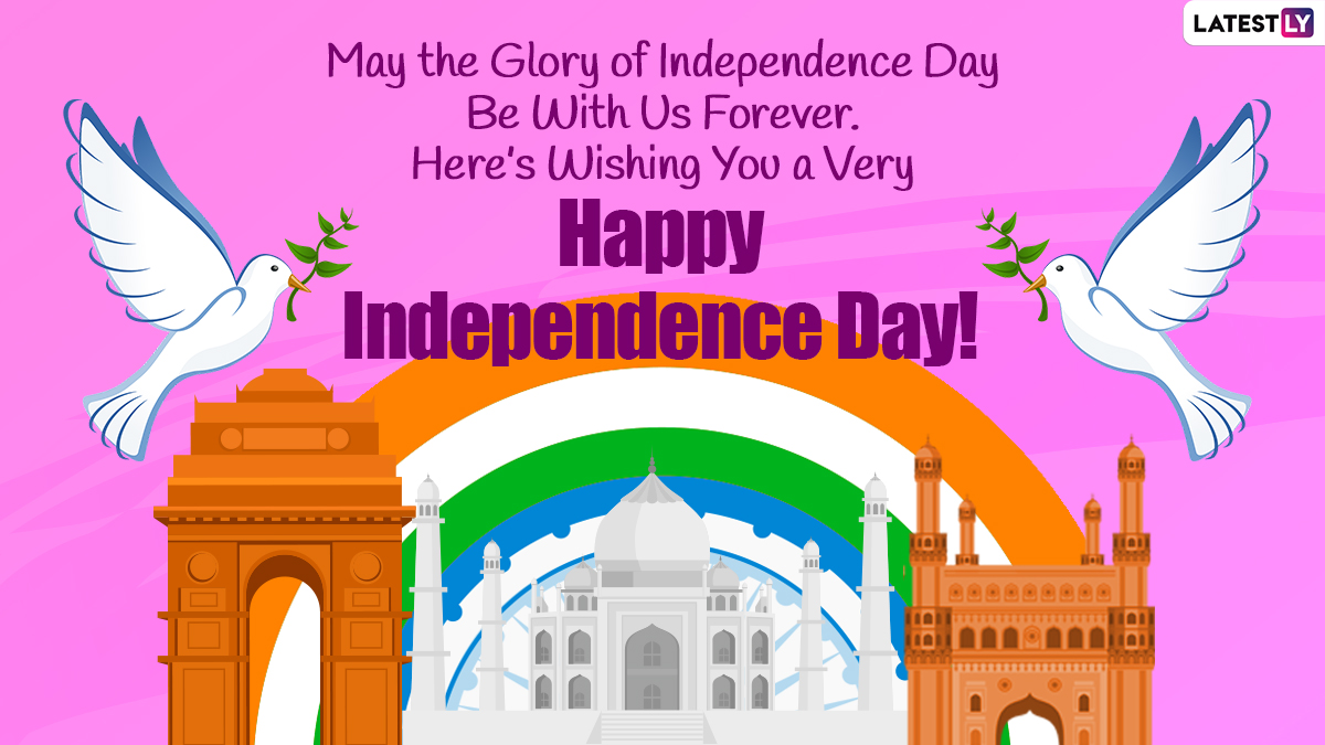 Independence Day 2021 Messages & HD Image: WhatsApp Stickers, Swatantrata Diwas Quotes, GIF Greetings, Facebook Status and SMS for 15th of August Celebrations