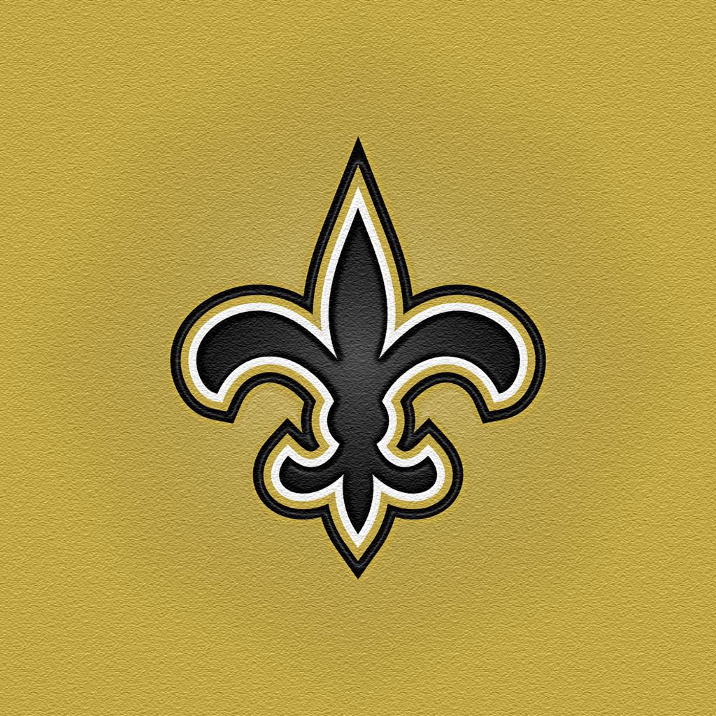 New Orleans Saints Team Logo iPad Wallpaper