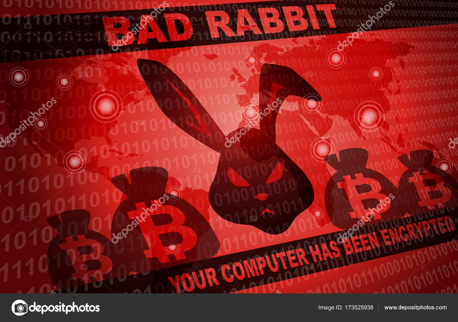 Bad Rabbit Ransomware Attack Malware Hacker Around Hacker HD Wallpaper