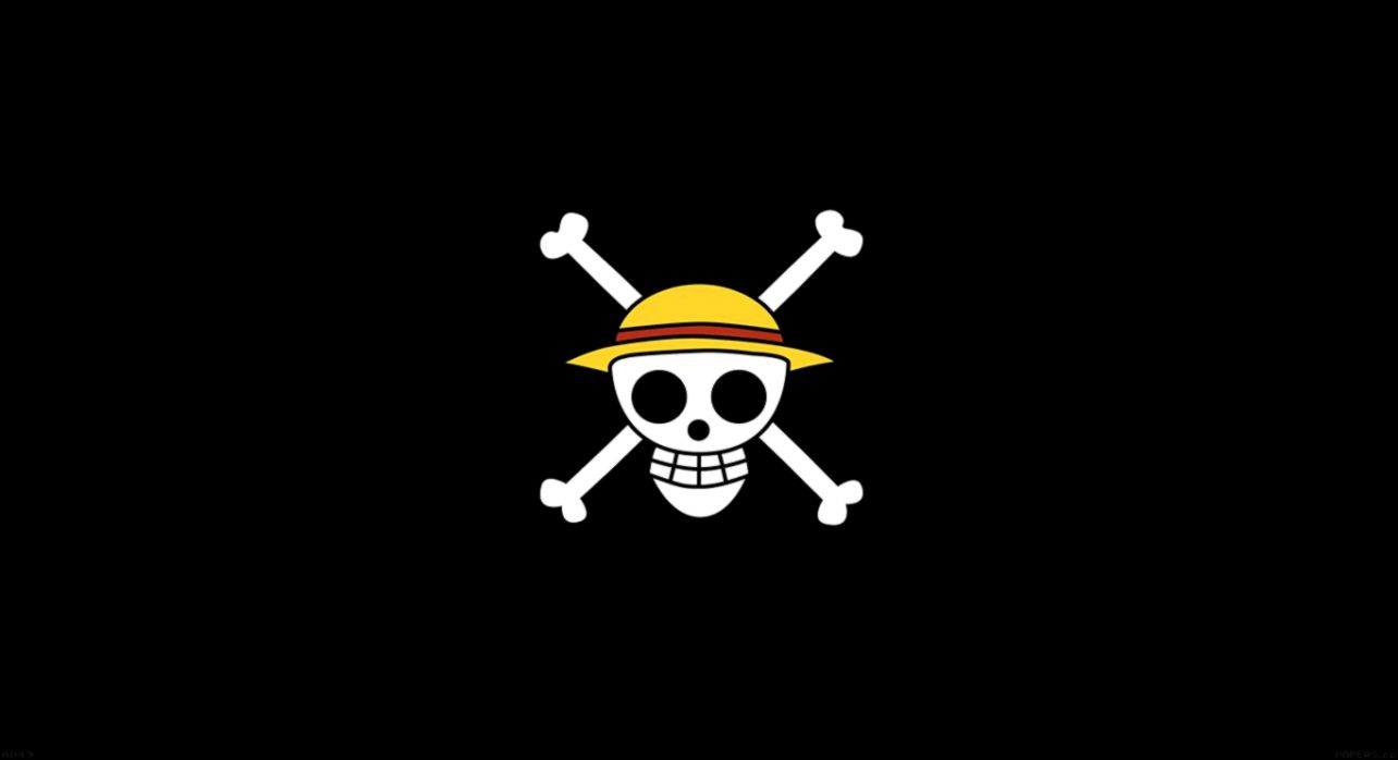 One piece black clearance background