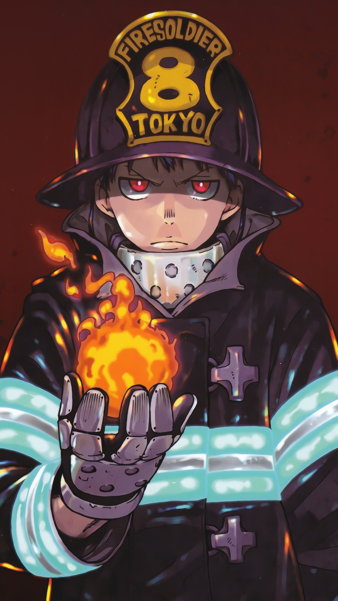 Fire Force, Shinra, Flame, 8K phone HD Wallpaper, Image, Background, Photo and Picture. Mocah HD Wallpaper