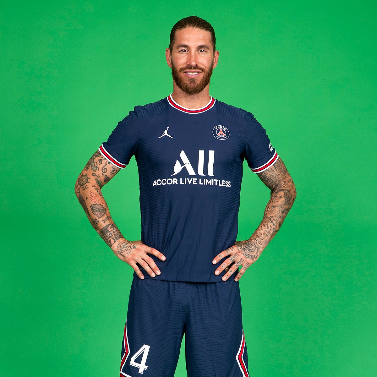 dhayor #ENDSARS 16 years at Real Madrid, it's a new look for Sergio Ramos