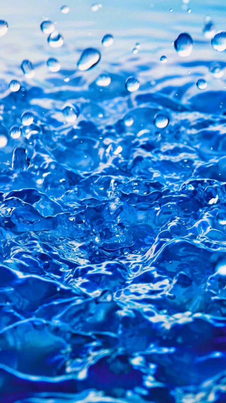 Water HD iPhone wallpaper. Water, Blue wallpaper, Water sources