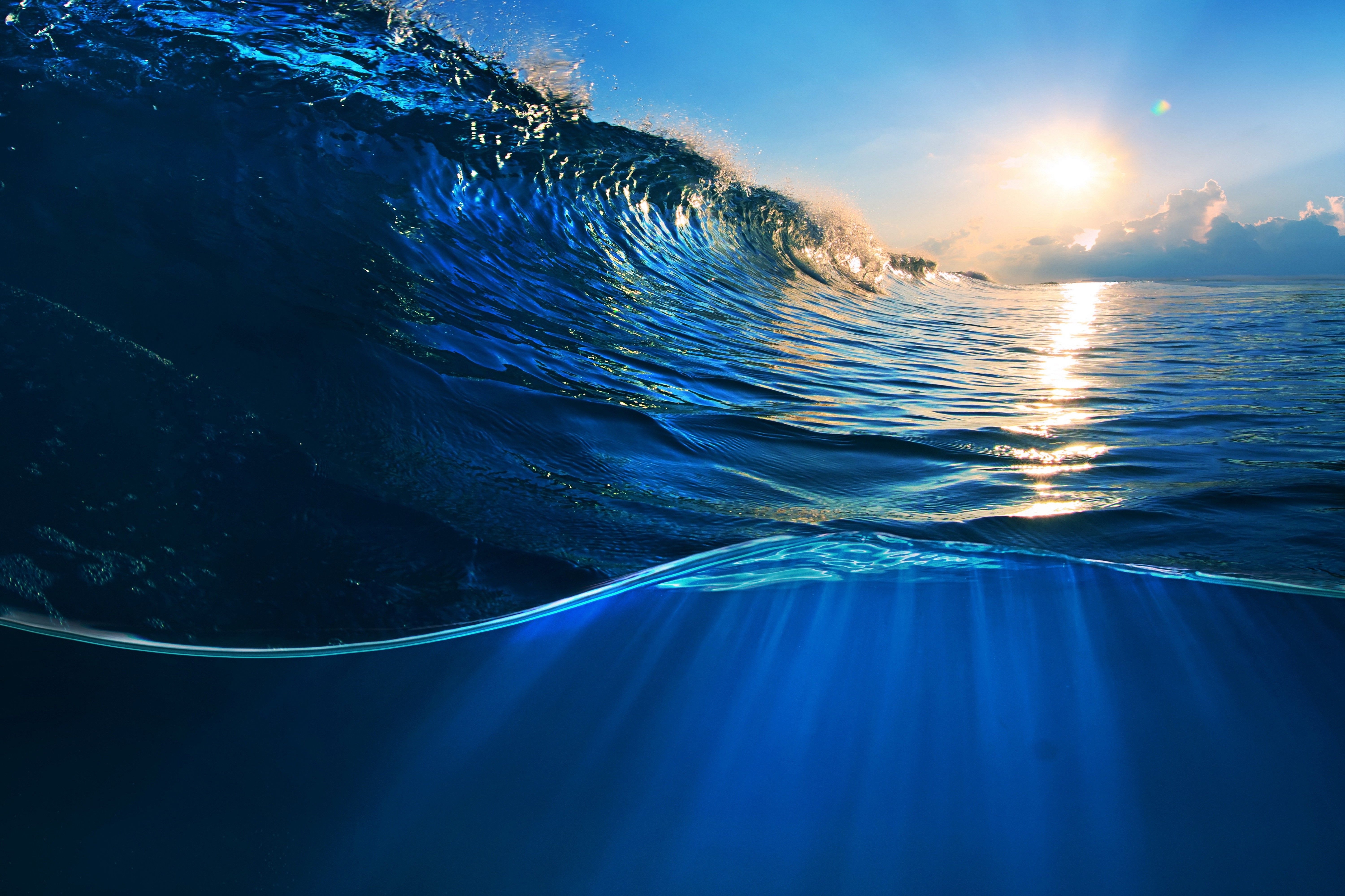 sea, Waves, Water, Nature Wallpaper HD / Desktop and Mobile. Waves wallpaper, Waves, Water waves