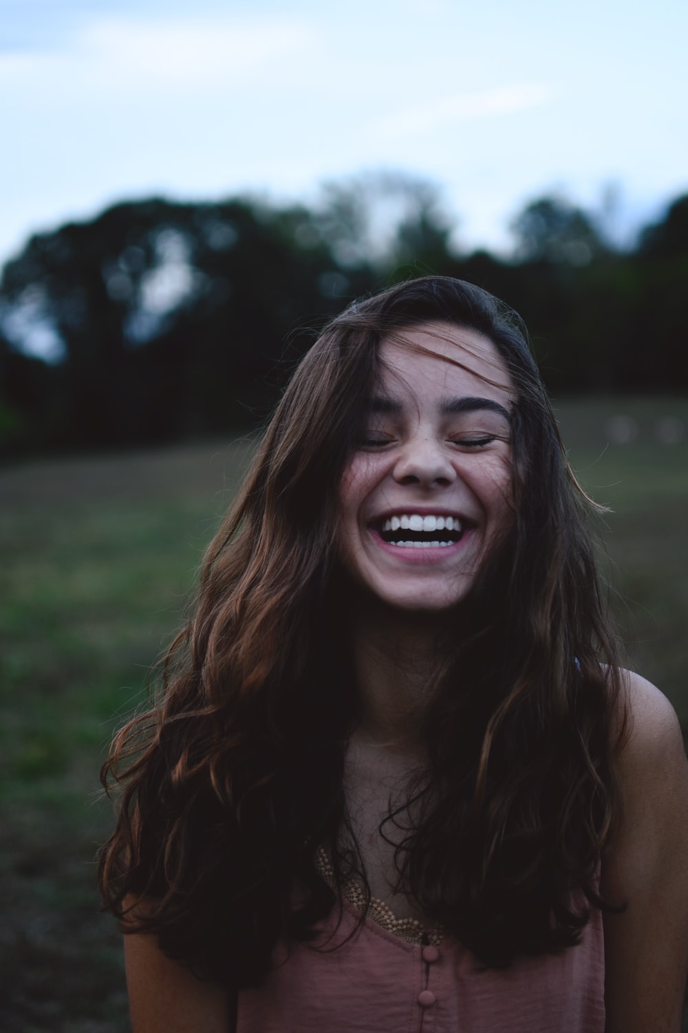 Woman Laughing Picture [HQ]. Download Free Image