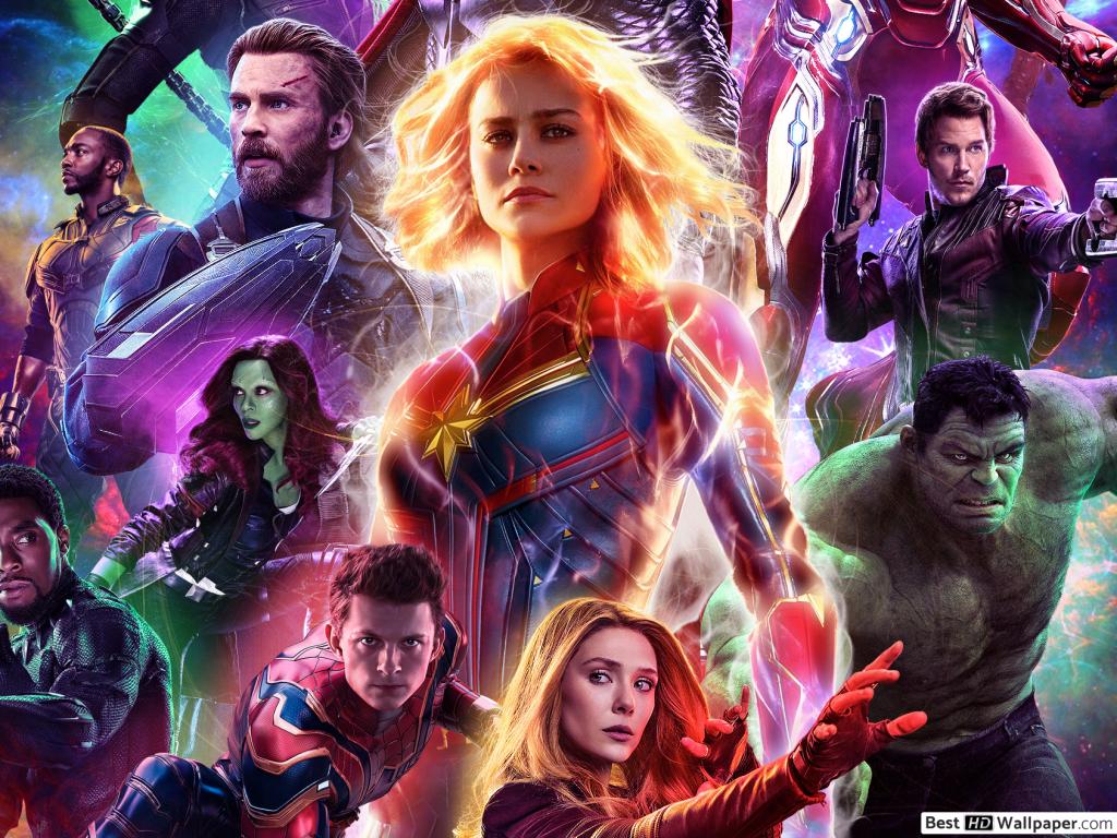 Avengers: Endgame and Heroes HD wallpaper download