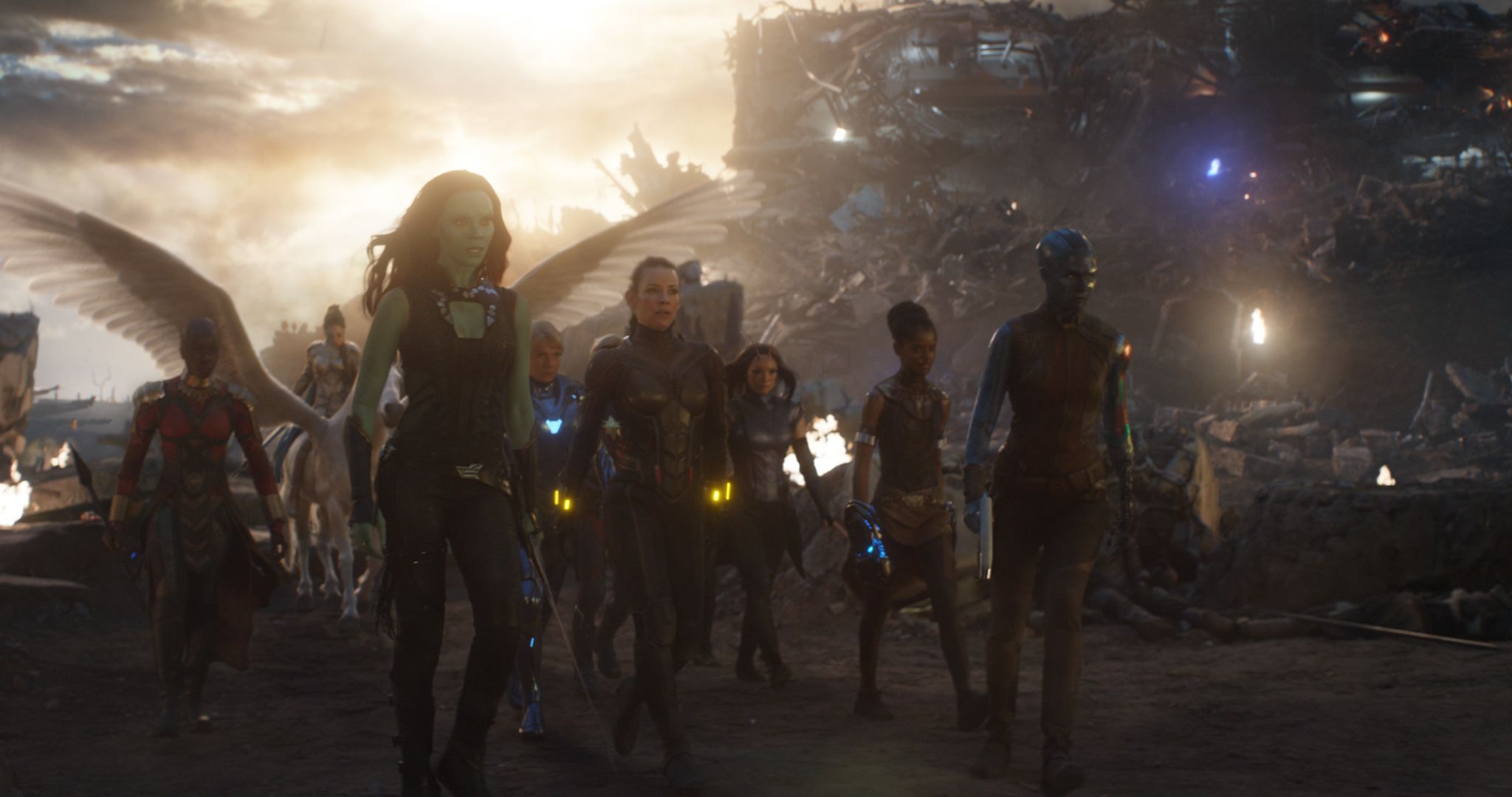 Marvel Assembles a Perfect 'Avengers: Endgame' Set Photo That Beats The Movie Moment