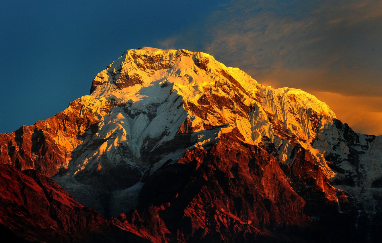 Wallpaper Nepal, MOUNTAIN, Annapurna Massif Himalayas, 4K ULTRA HD (2160P) Image For Desktop, Section пейзажи