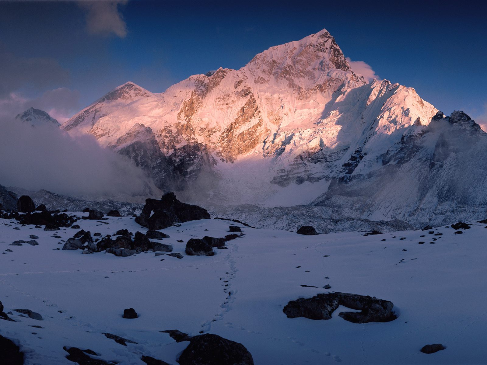 Himalaya Mountains Nepal Wallpaper Sunset Image Pics